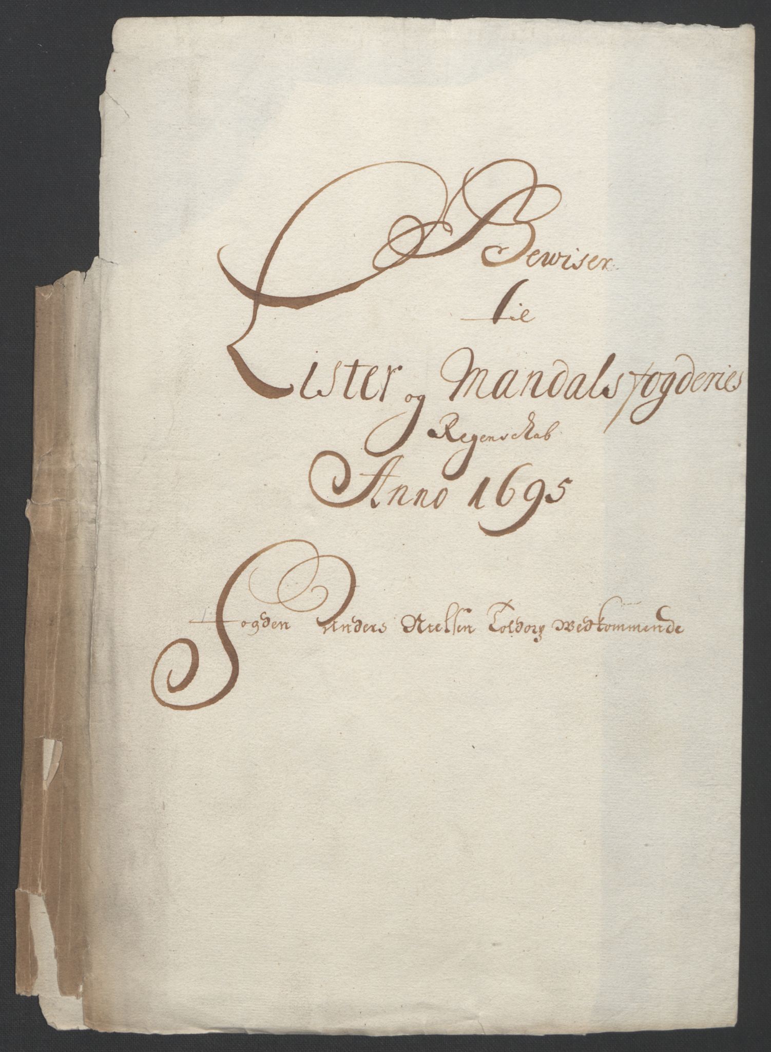 Rentekammeret inntil 1814, Reviderte regnskaper, Fogderegnskap, AV/RA-EA-4092/R43/L2545: Fogderegnskap Lista og Mandal, 1694-1695, p. 214