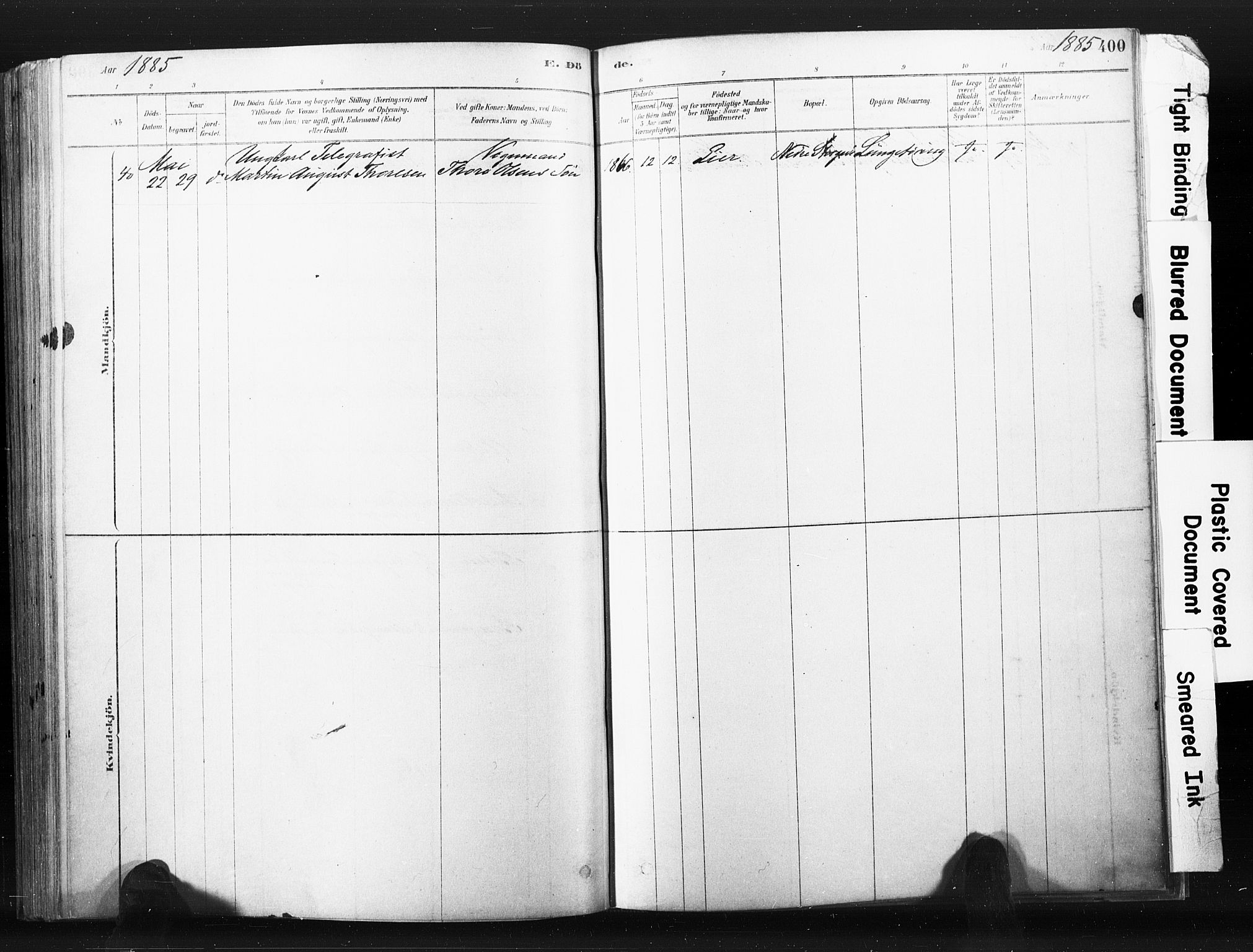 Bragernes kirkebøker, AV/SAKO-A-6/F/Fb/L0006b: Parish register (official) no. II 6B, 1878-1885, p. 400