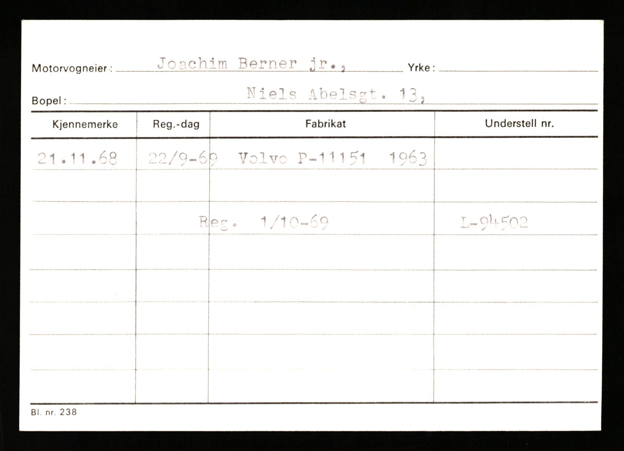 Stavanger trafikkstasjon, AV/SAST-A-101942/0/G/L0010: Registreringsnummer: 130000 - 239953, 1930-1971, p. 2439