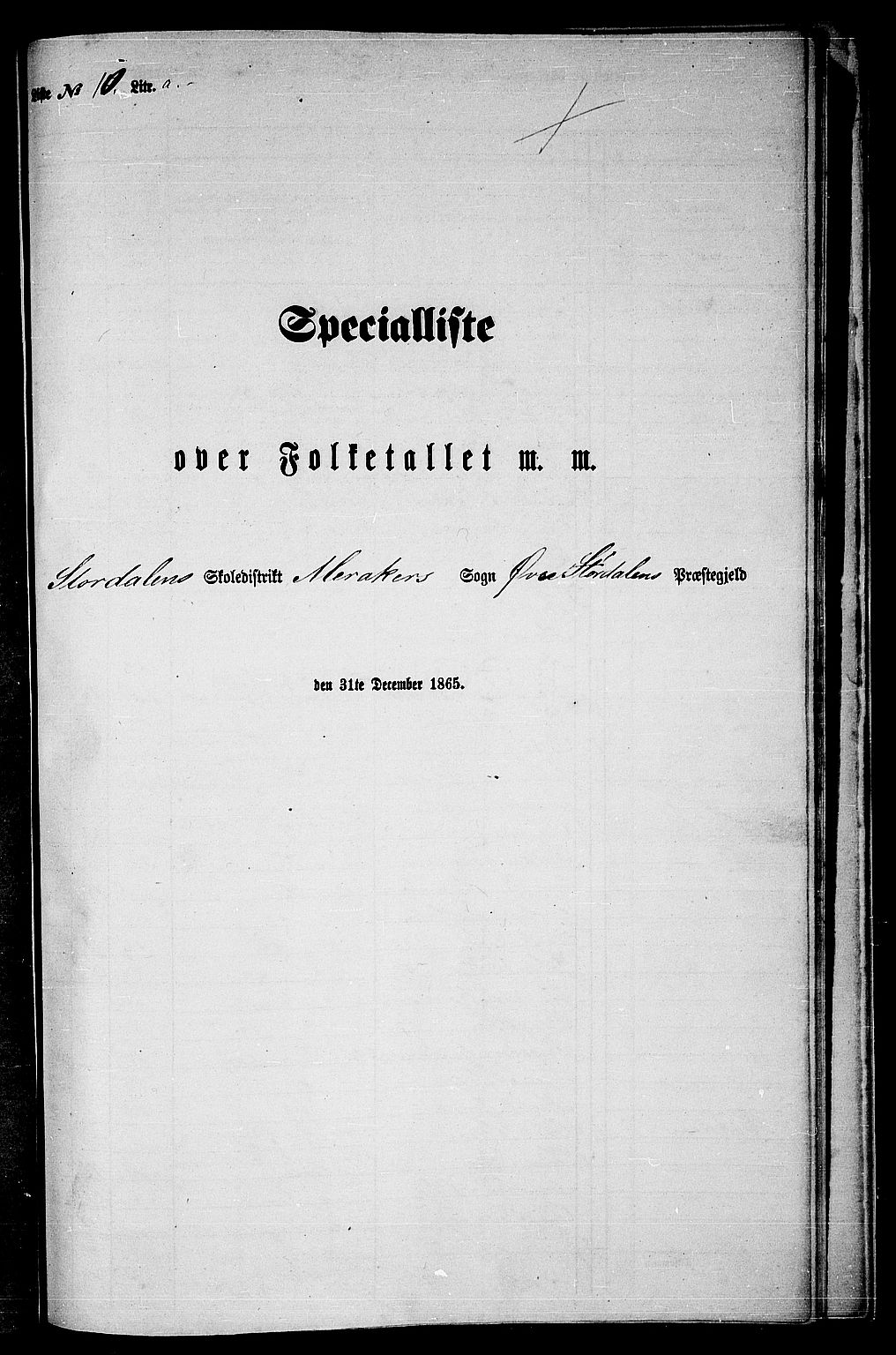 RA, 1865 census for Øvre Stjørdal, 1865, p. 195