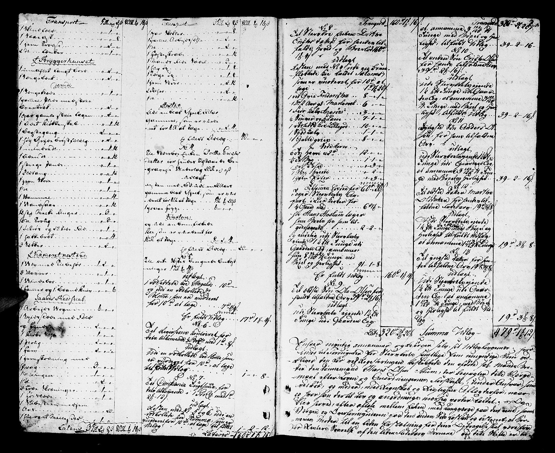 Lier, Røyken og Hurum sorenskriveri, AV/SAKO-A-89/H/Hc/L0008: Skifteprotokoll, 1799-1805, p. 1b-2a