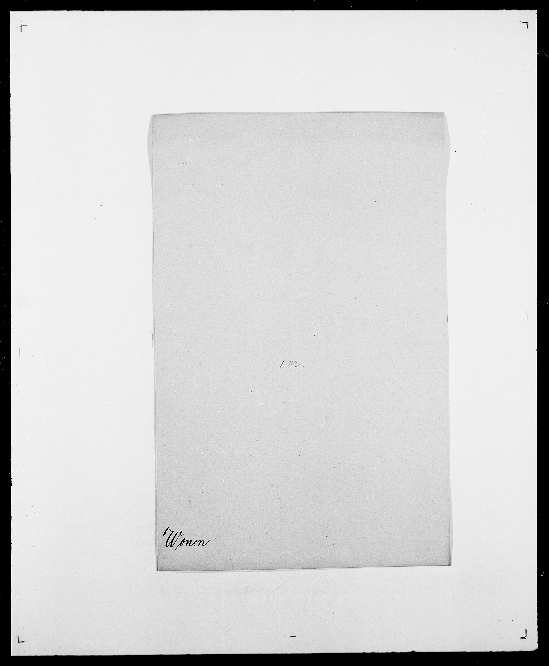 Delgobe, Charles Antoine - samling, SAO/PAO-0038/D/Da/L0042: Vilain - Wulf, Wulff, se også Wolf, p. 671