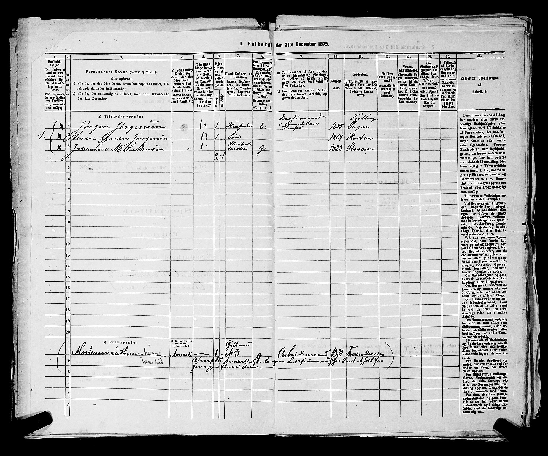 SAKO, 1875 census for 0703P Horten, 1875, p. 483