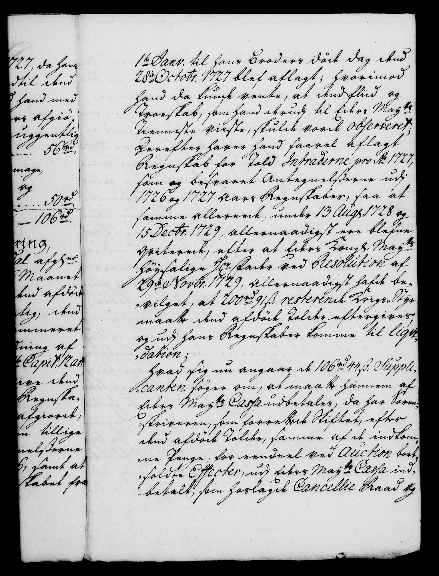 Rentekammeret, Kammerkanselliet, AV/RA-EA-3111/G/Gf/Gfa/L0019: Norsk relasjons- og resolusjonsprotokoll (merket RK 52.19), 1736, p. 214