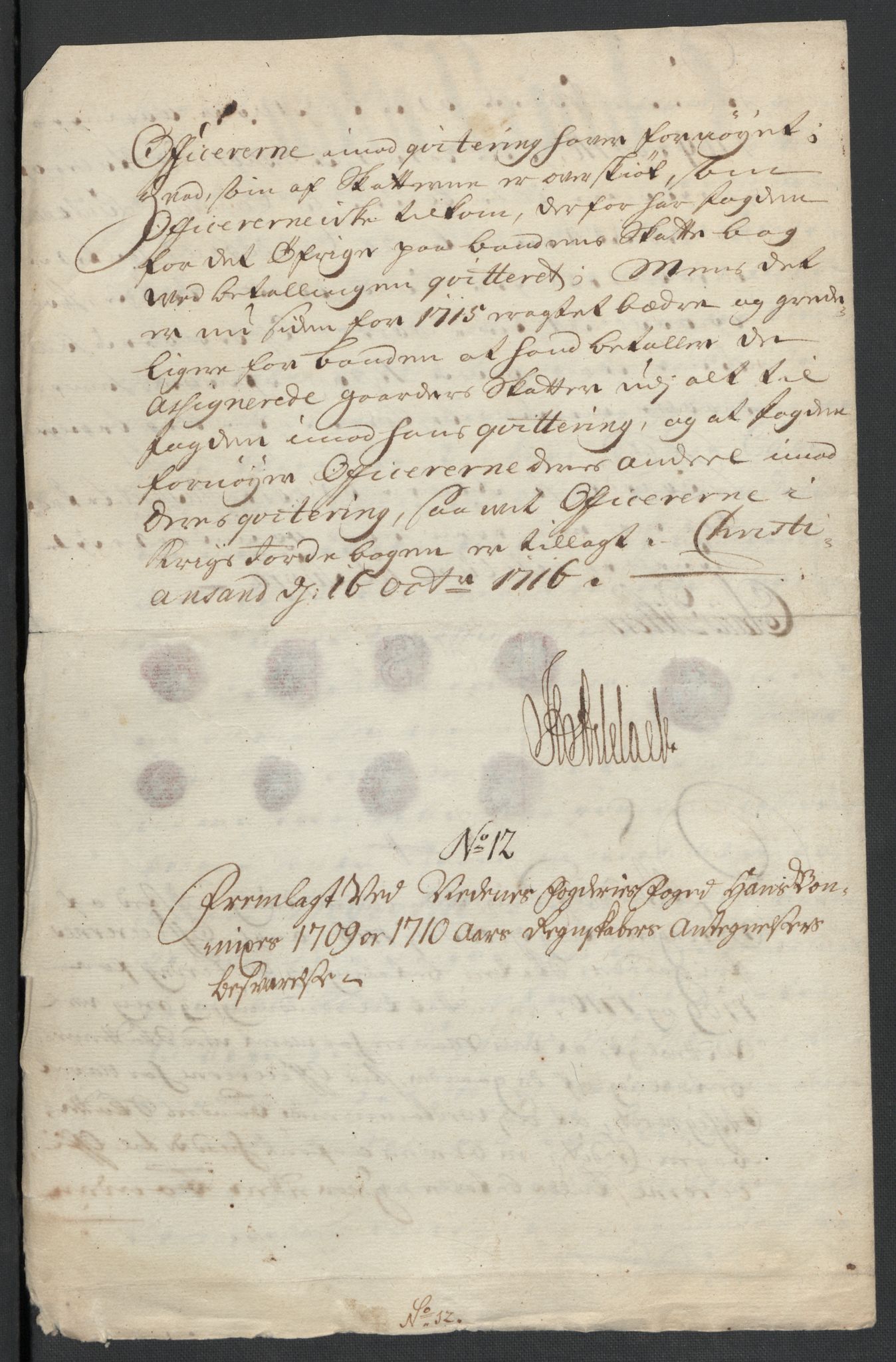 Rentekammeret inntil 1814, Reviderte regnskaper, Fogderegnskap, AV/RA-EA-4092/R39/L2319: Fogderegnskap Nedenes, 1710-1711, p. 169