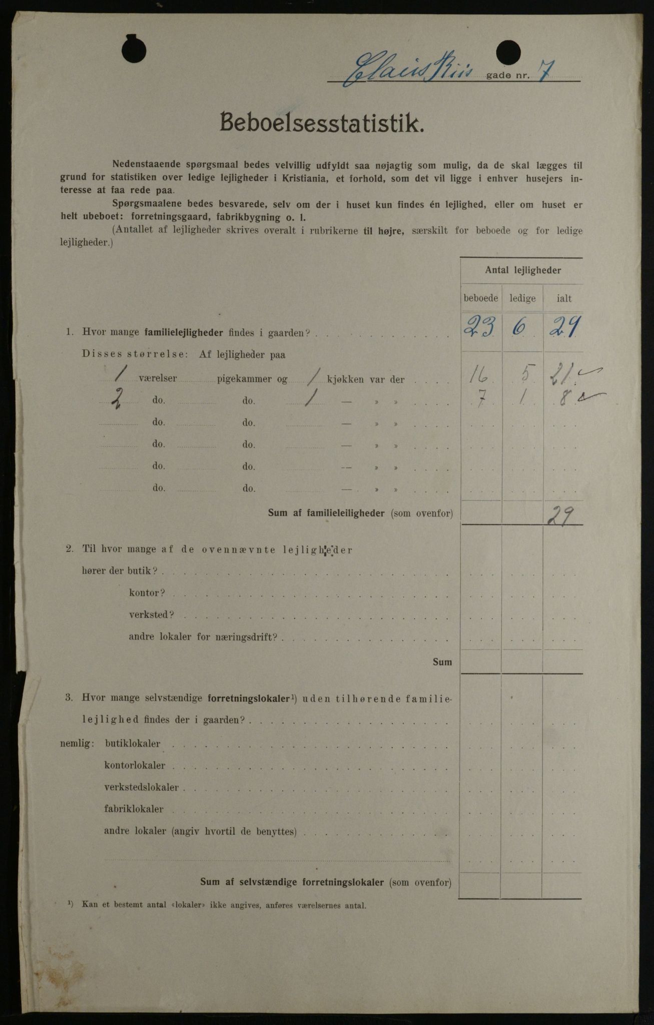 OBA, Municipal Census 1908 for Kristiania, 1908, p. 11980