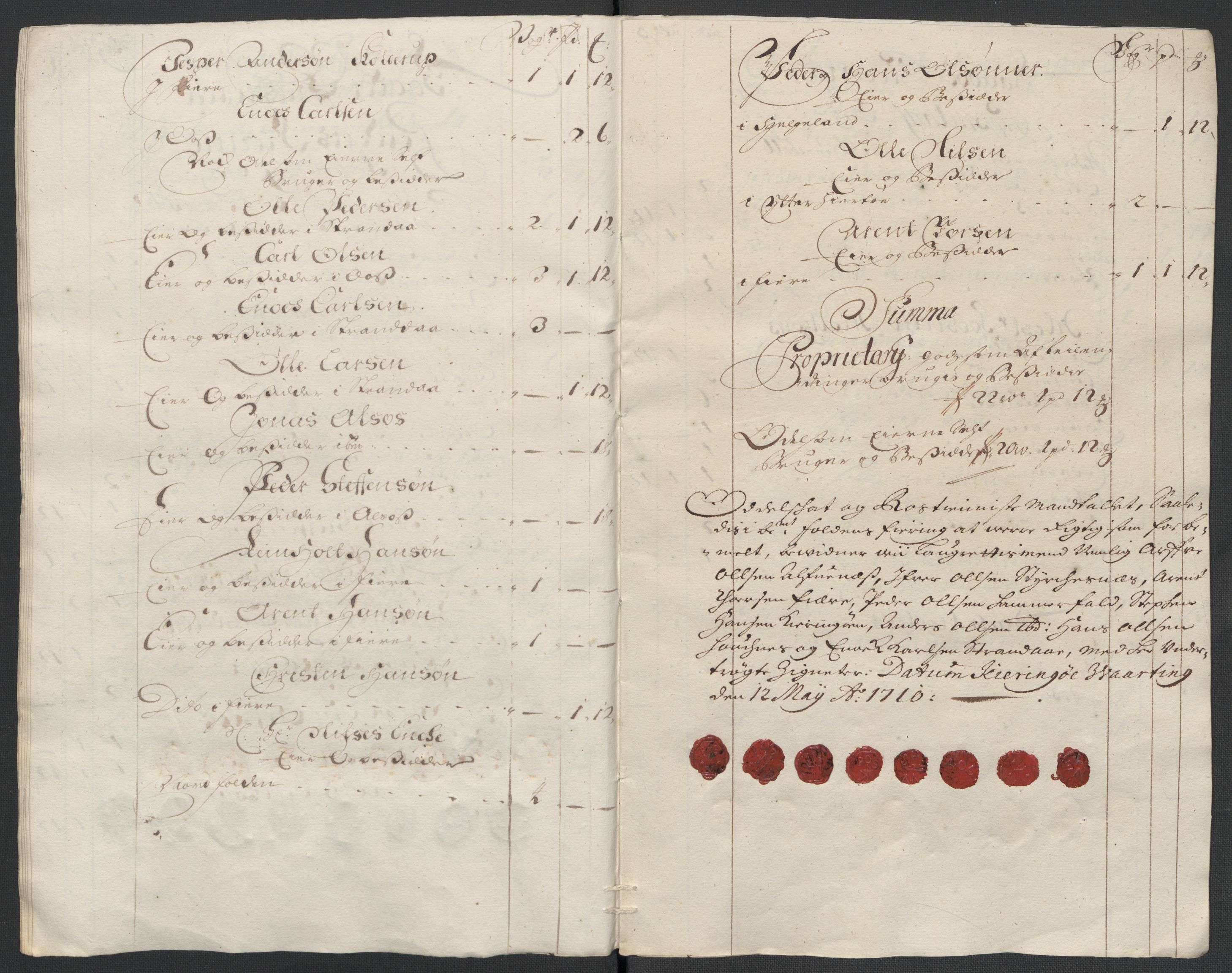 Rentekammeret inntil 1814, Reviderte regnskaper, Fogderegnskap, AV/RA-EA-4092/R66/L4581: Fogderegnskap Salten, 1707-1710, p. 457