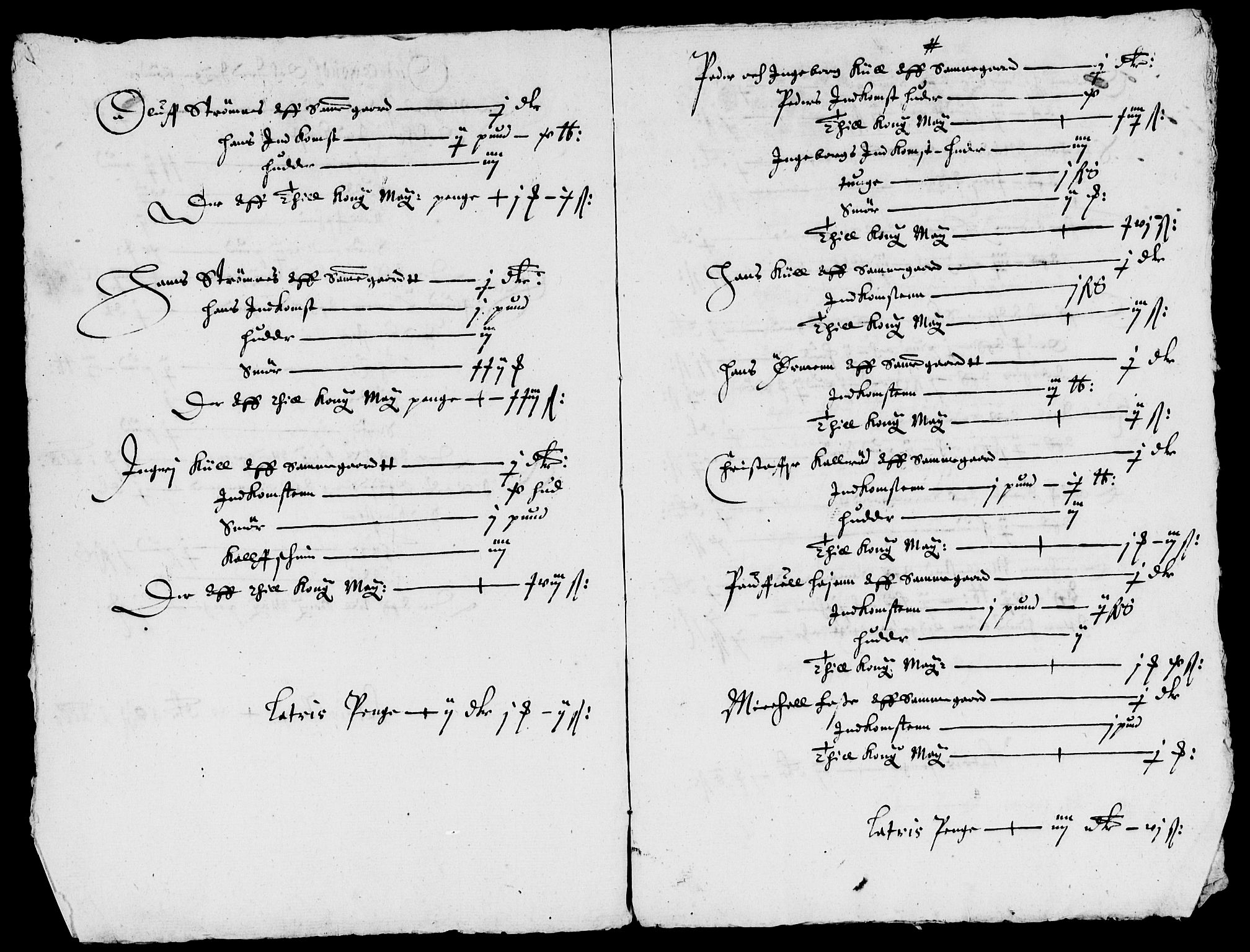 Rentekammeret inntil 1814, Reviderte regnskaper, Lensregnskaper, AV/RA-EA-5023/R/Rb/Rbe/L0002: Onsøy len, 1615-1650