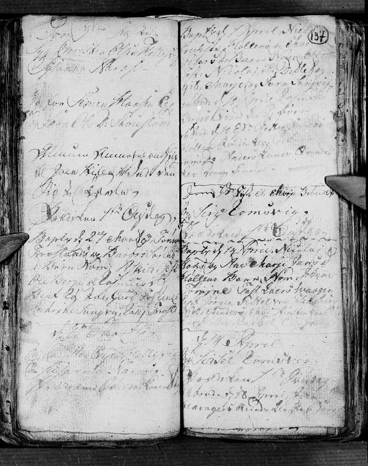 Søgne sokneprestkontor, AV/SAK-1111-0037/F/Fb/Fbb/L0001: Parish register (copy) no. B 1, 1779-1802, p. 137