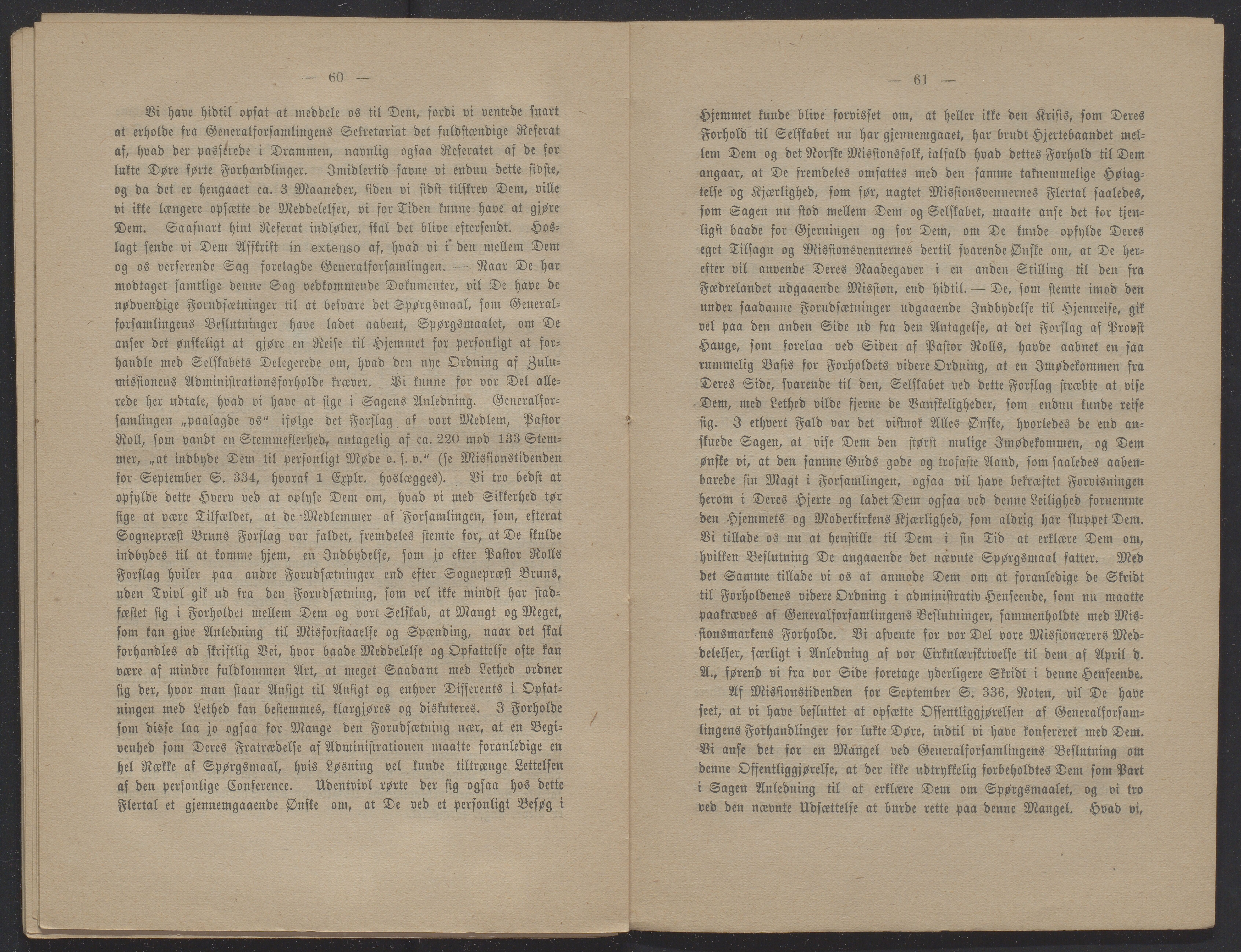 Det Norske Misjonsselskap - hovedadministrasjonen, VID/MA-A-1045/D/Db/Dba/L0338/0002: Beretninger, Bøker, Skrifter o.l   / Årsberetninger 32, 1874, p. 60-61