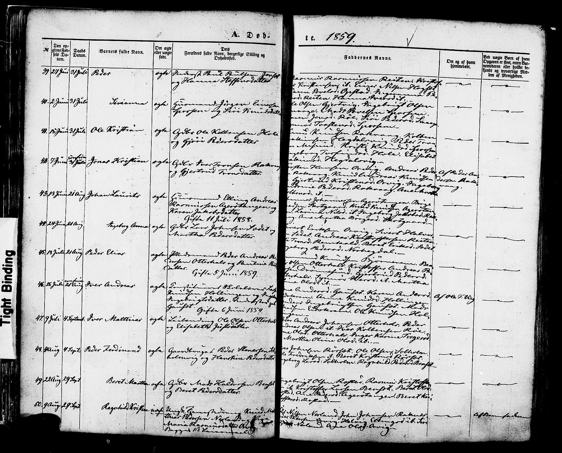 Ministerialprotokoller, klokkerbøker og fødselsregistre - Møre og Romsdal, AV/SAT-A-1454/560/L0719: Parish register (official) no. 560A03, 1845-1872, p. 45