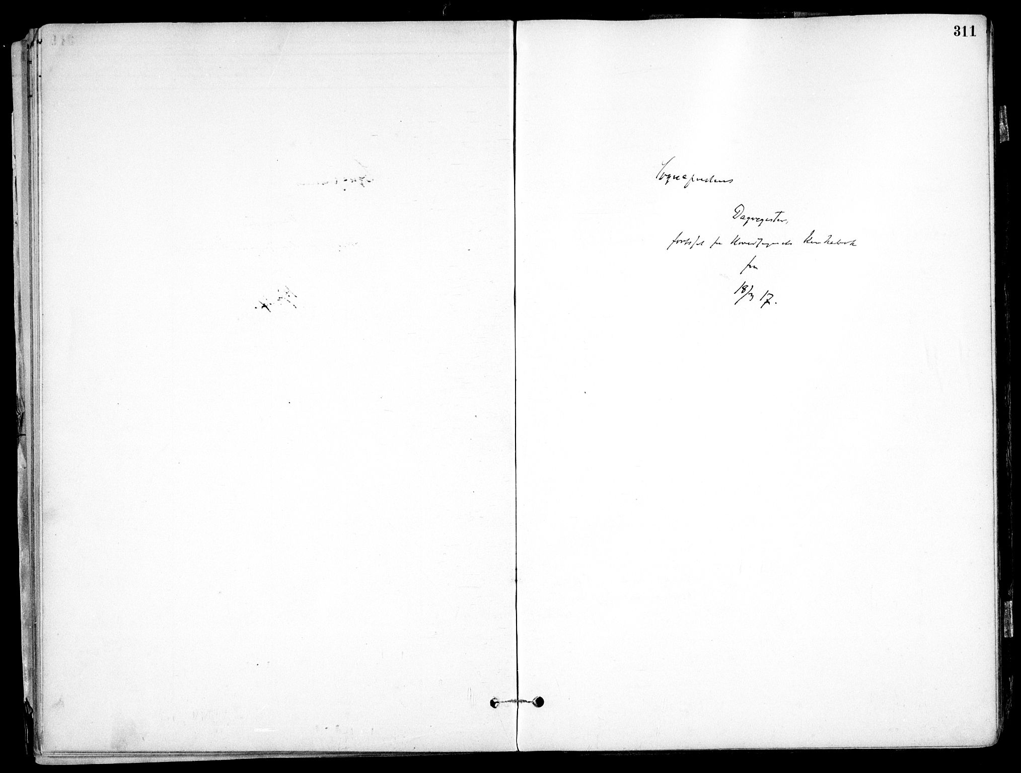 Nes prestekontor Kirkebøker, SAO/A-10410/F/Fb/L0002: Parish register (official) no. II 2, 1883-1918, p. 311