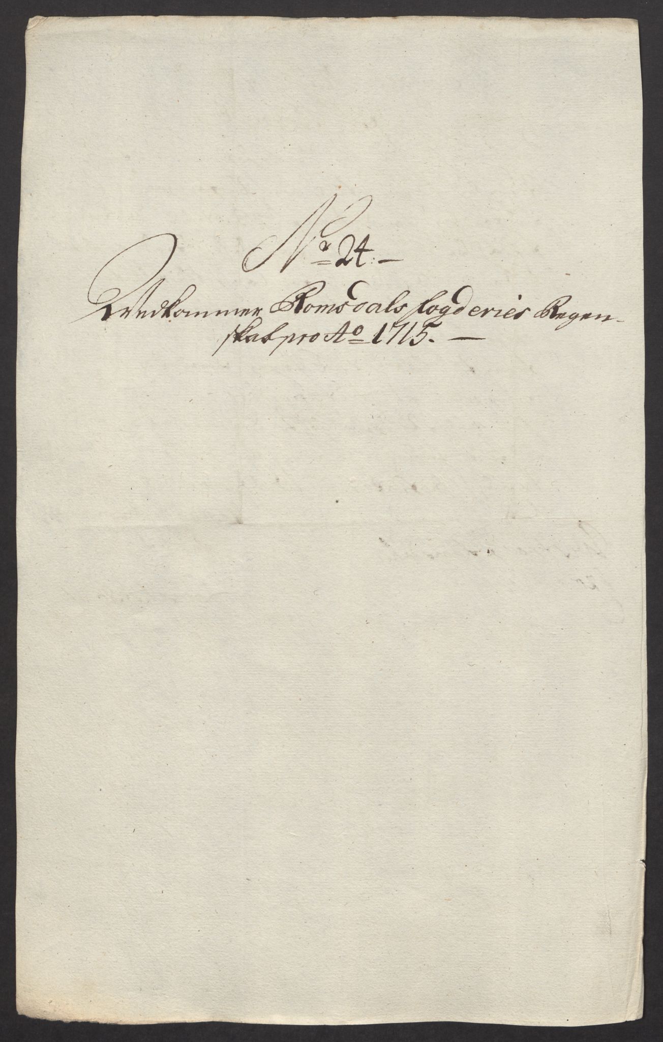 Rentekammeret inntil 1814, Reviderte regnskaper, Fogderegnskap, RA/EA-4092/R55/L3663: Fogderegnskap Romsdal, 1715-1716, p. 189