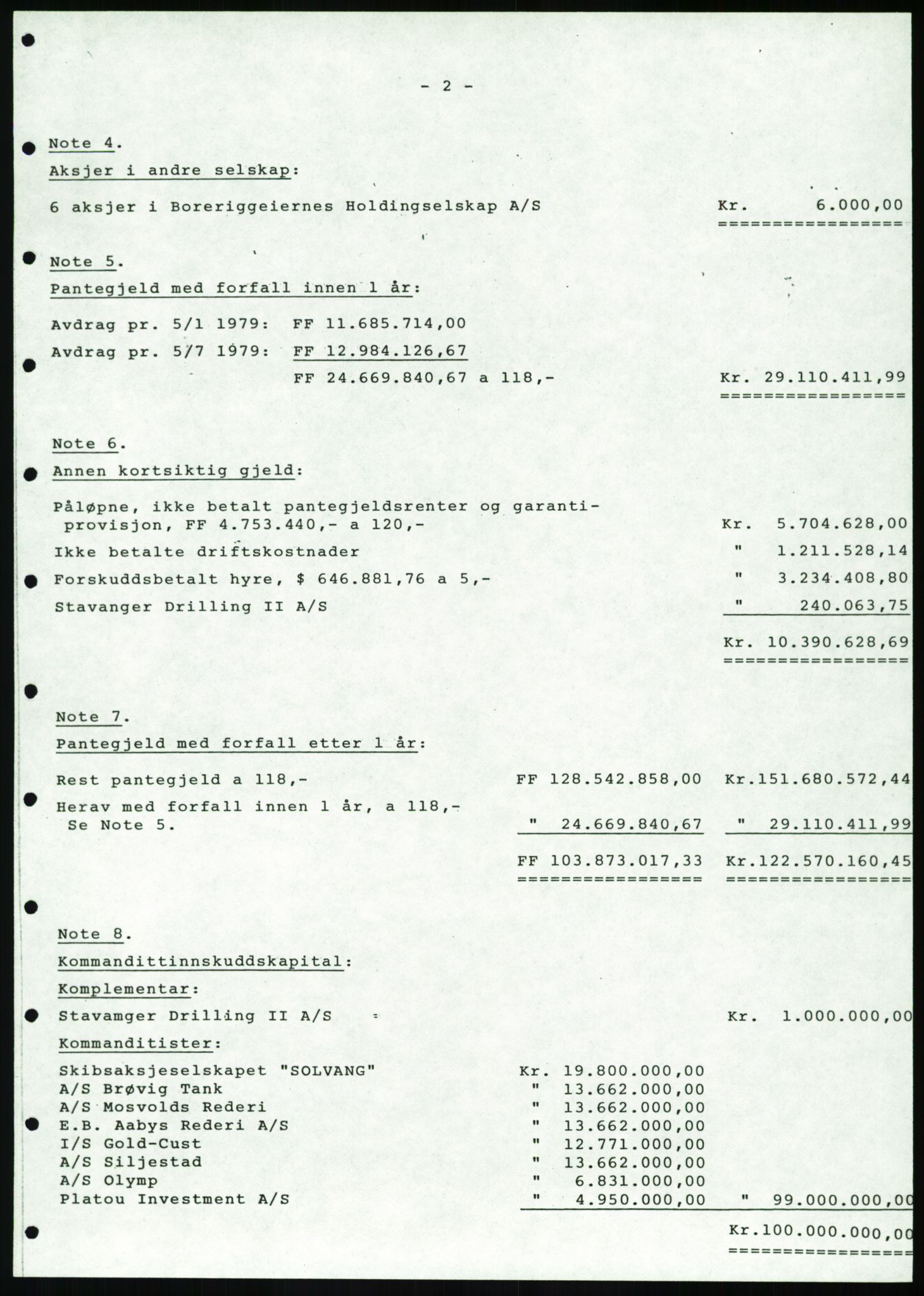 Pa 1503 - Stavanger Drilling AS, SAST/A-101906/D/L0002: Korrespondanse og saksdokumenter, 1974-1980, p. 686