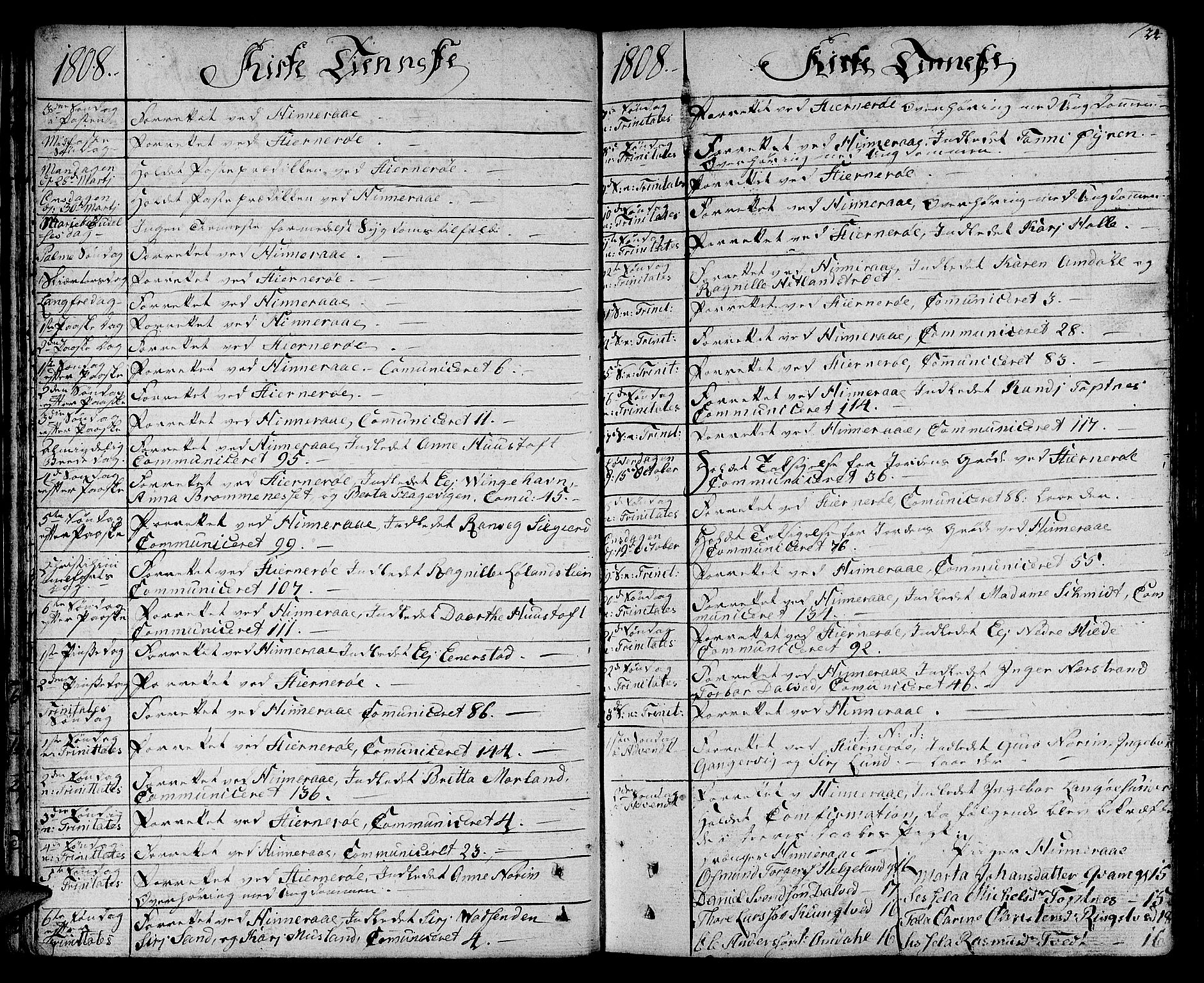 Nedstrand sokneprestkontor, AV/SAST-A-101841/01/IV: Parish register (official) no. A 5, 1795-1816, p. 24