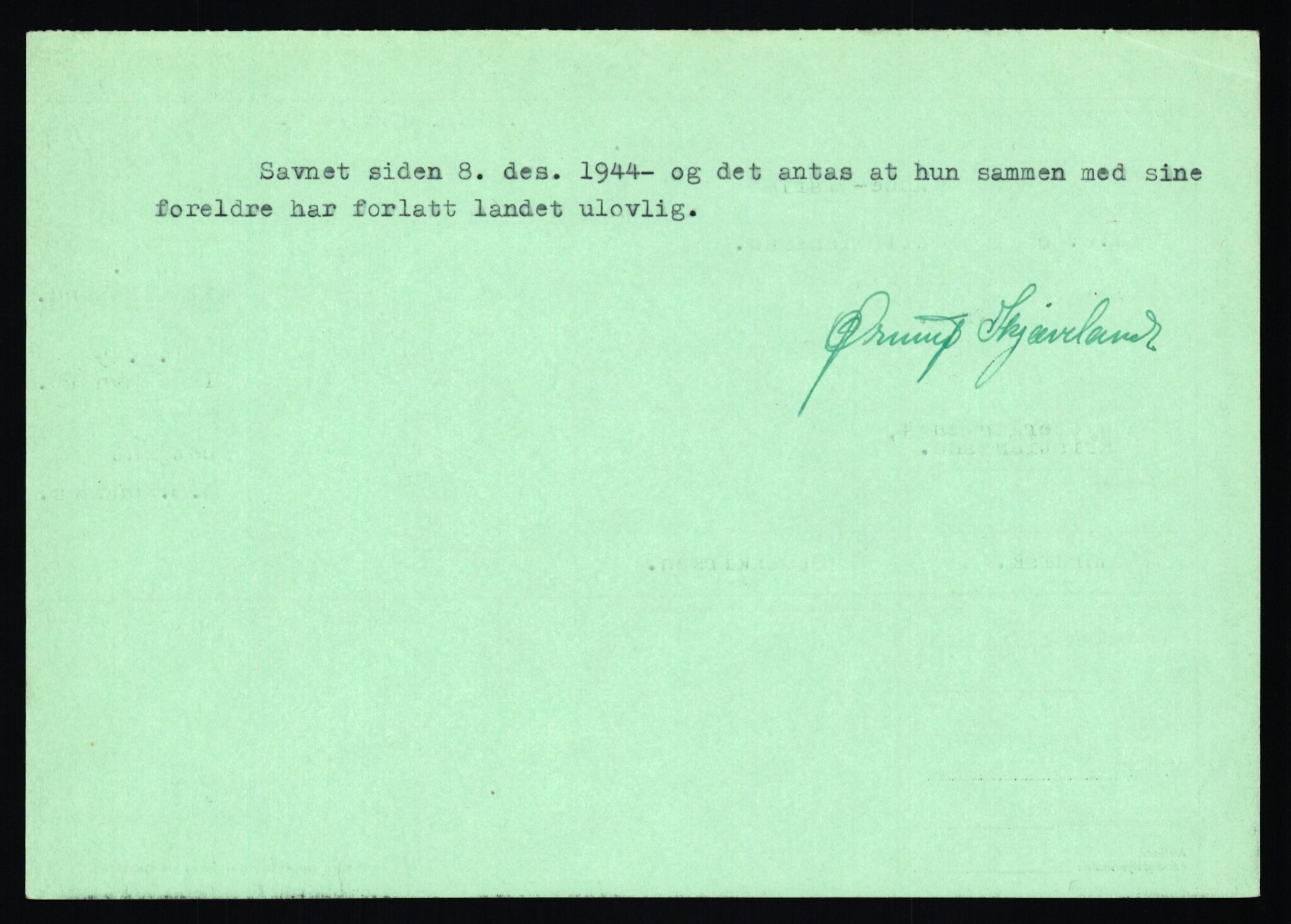 Statspolitiet - Hovedkontoret / Osloavdelingen, AV/RA-S-1329/C/Ca/L0009: Knutsen - Limstrand, 1943-1945, p. 969