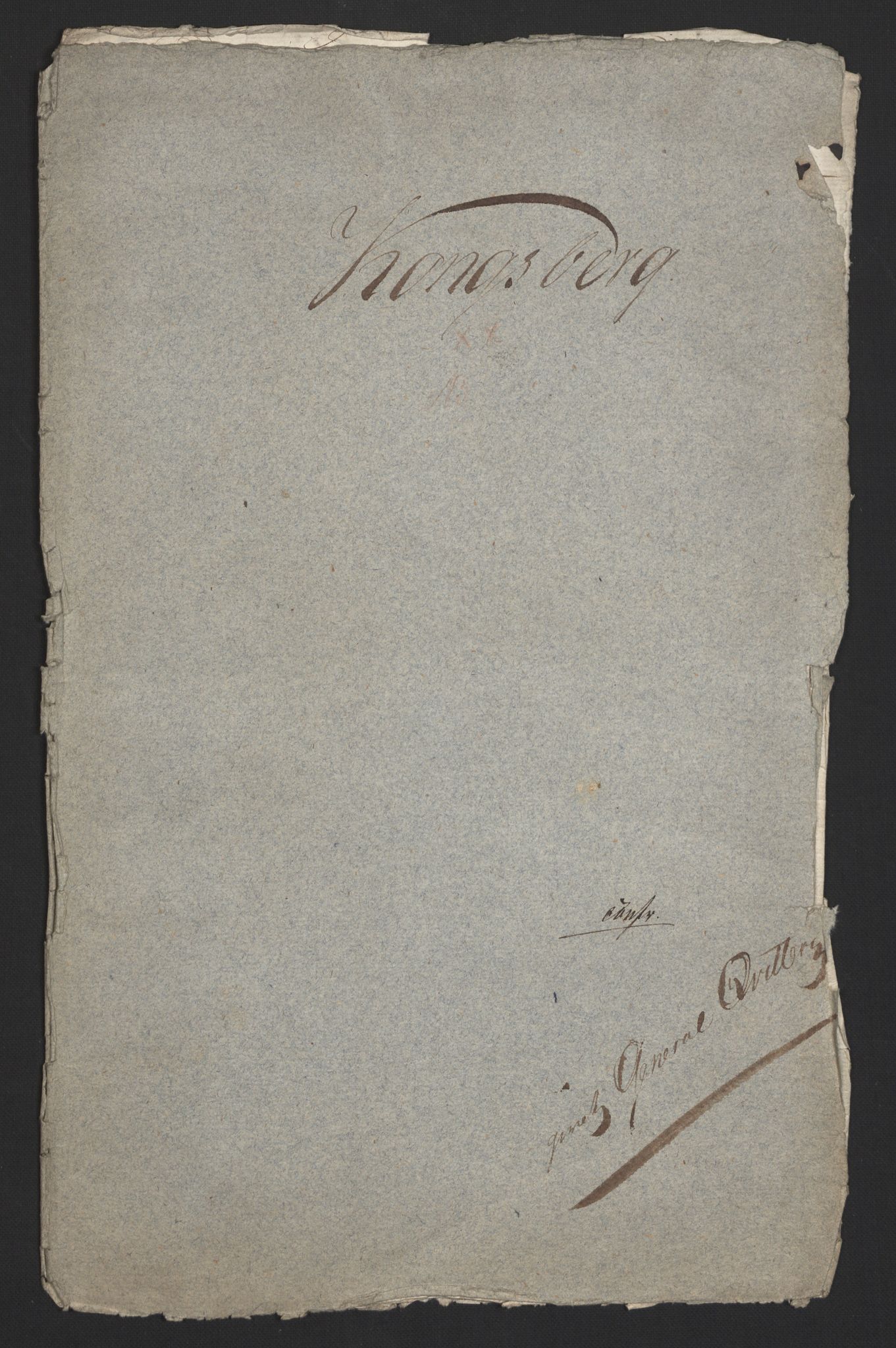 Sølvskatten 1816, NOBA/SOLVSKATTEN/A/L0017: Bind 18: Kongsberg, 1816, p. 2