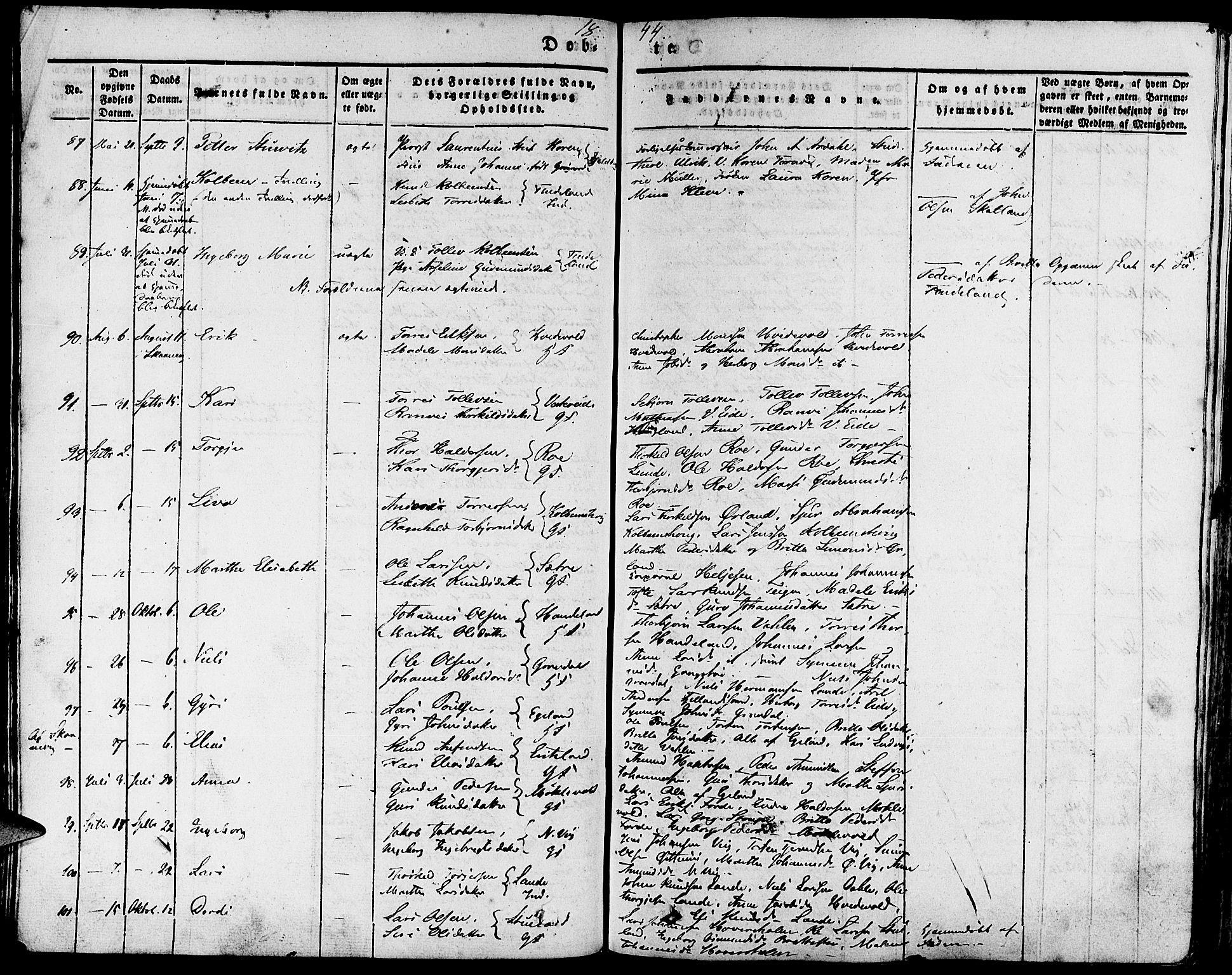 Fjelberg sokneprestembete, SAB/A-75201/H/Haa: Parish register (official) no. A 6, 1835-1851, p. 86