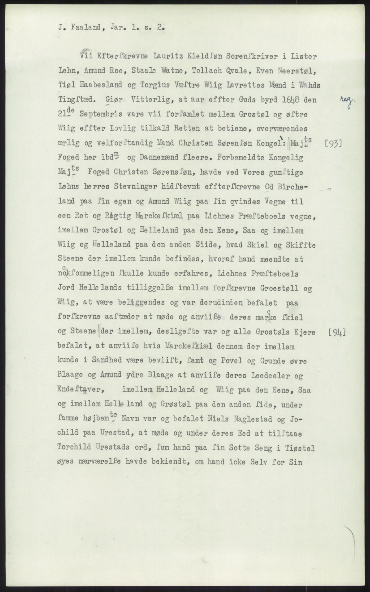 Samlinger til kildeutgivelse, Diplomavskriftsamlingen, RA/EA-4053/H/Ha, p. 1055