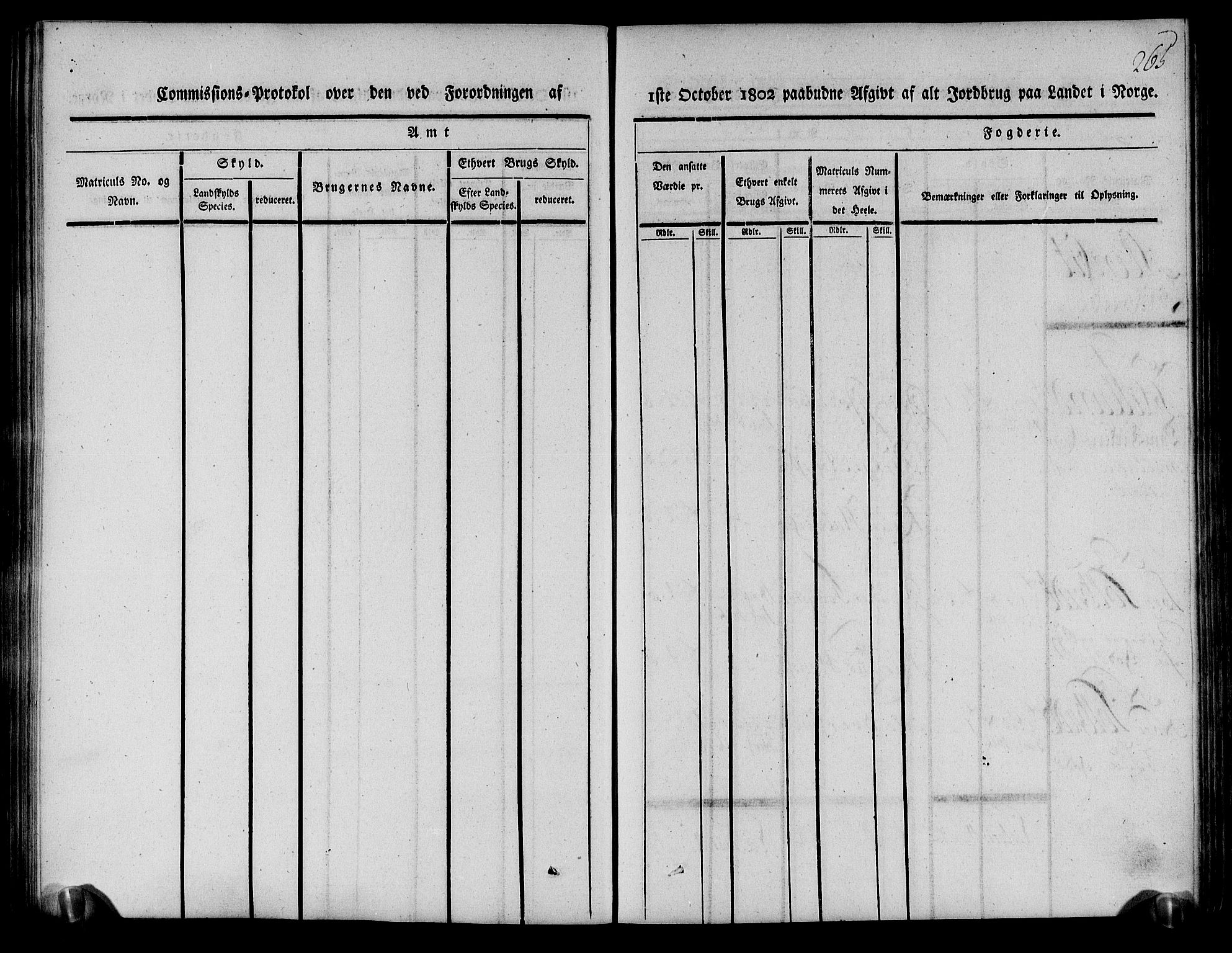 Rentekammeret inntil 1814, Realistisk ordnet avdeling, AV/RA-EA-4070/N/Ne/Nea/L0111: Nordhordland og Voss fogderi. Kommisjonsprotokoll for Nordhordland, 1803, p. 269