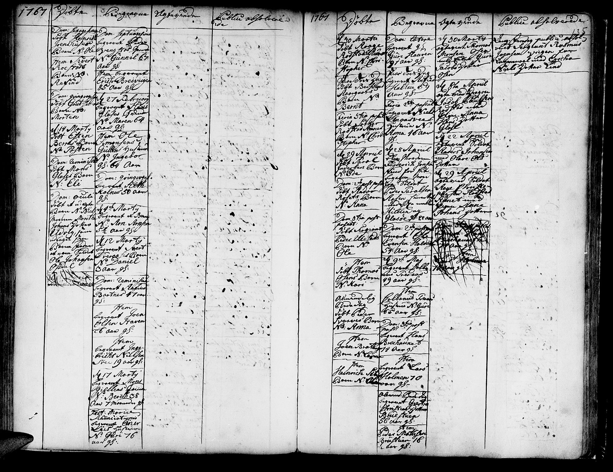 Ministerialprotokoller, klokkerbøker og fødselsregistre - Nord-Trøndelag, SAT/A-1458/741/L0385: Parish register (official) no. 741A01, 1722-1815, p. 135