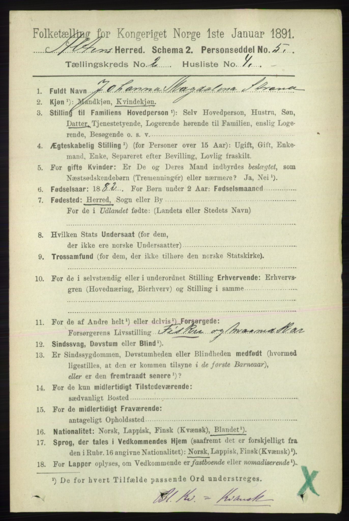 RA, 1891 census for 2012 Alta, 1891, p. 456