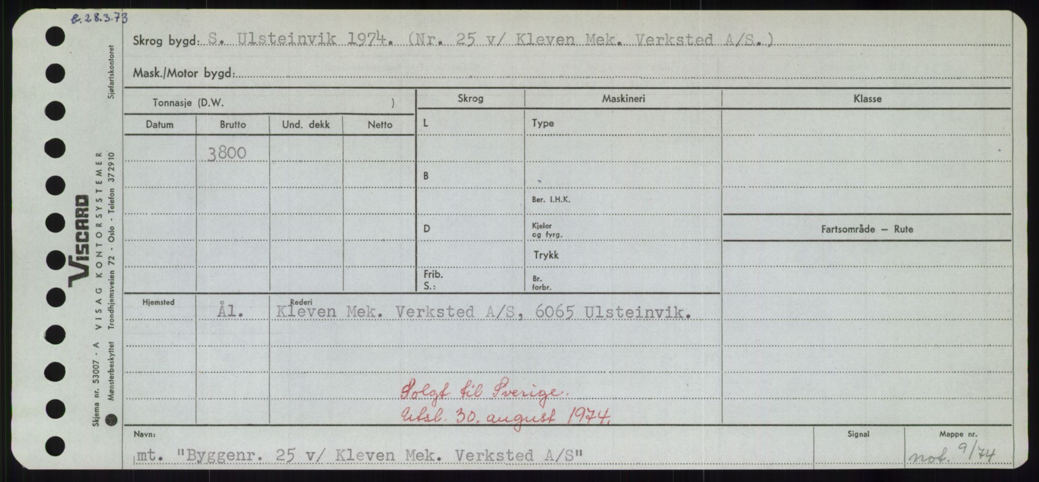 Sjøfartsdirektoratet med forløpere, Skipsmålingen, AV/RA-S-1627/H/Hd/L0006: Fartøy, Byg-Båt, p. 415