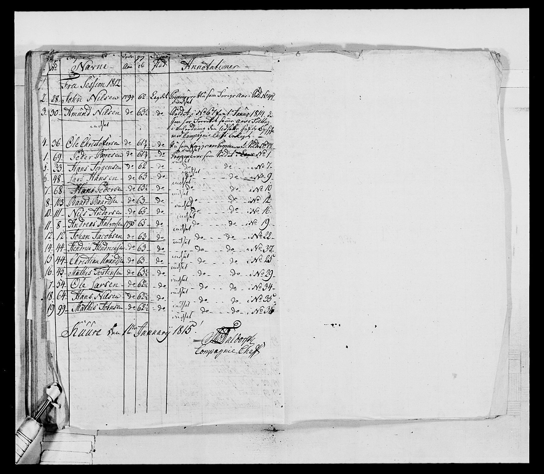 Generalitets- og kommissariatskollegiet, Det kongelige norske kommissariatskollegium, AV/RA-EA-5420/E/Eh/L0030c: Sønnafjelske gevorbne infanteriregiment, 1812, p. 234