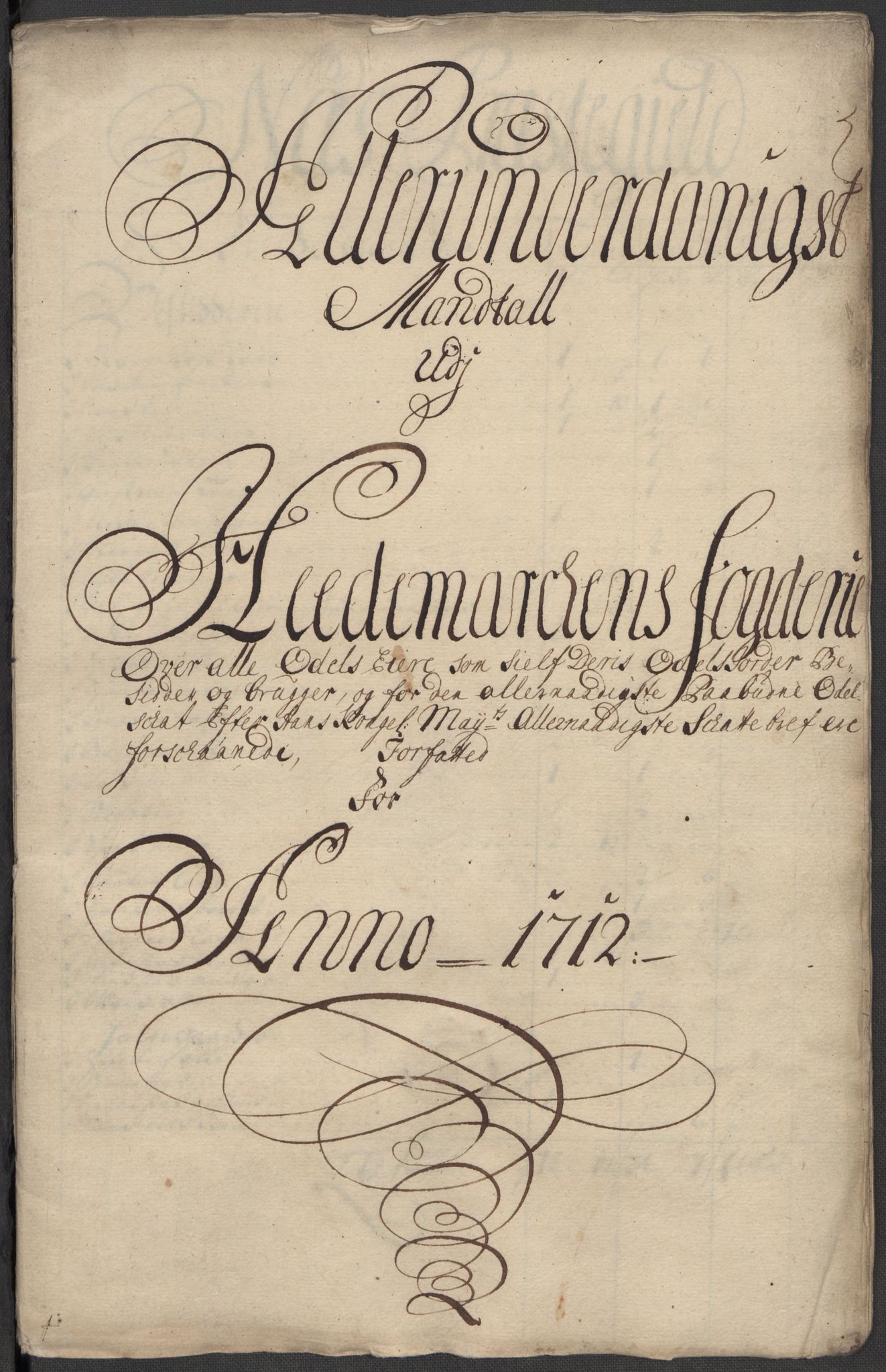 Rentekammeret inntil 1814, Reviderte regnskaper, Fogderegnskap, AV/RA-EA-4092/R16/L1049: Fogderegnskap Hedmark, 1712, p. 313