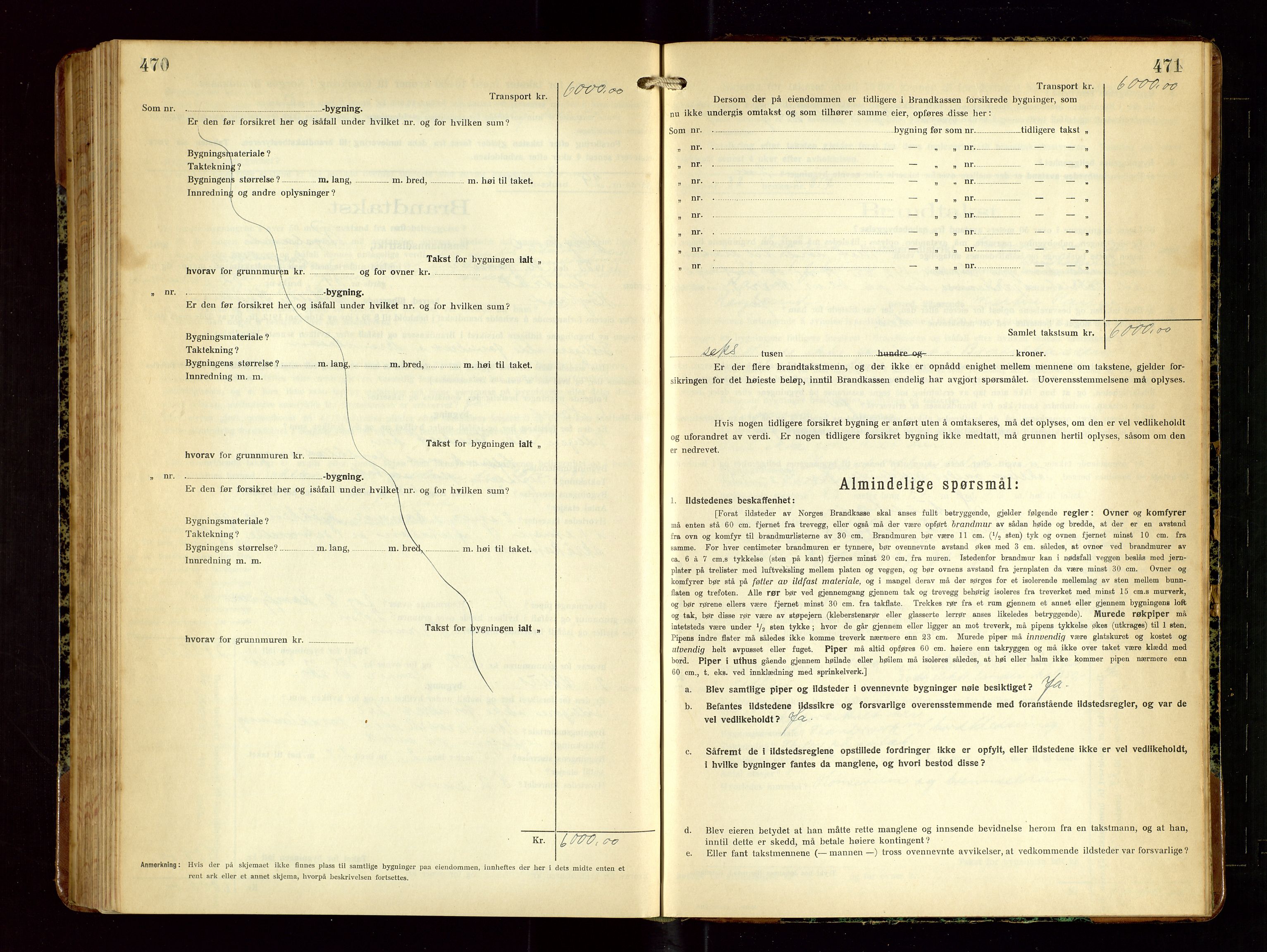 Høyland/Sandnes lensmannskontor, SAST/A-100166/Gob/L0004: "Brandtakstprotokol", 1924-1933, p. 470-471