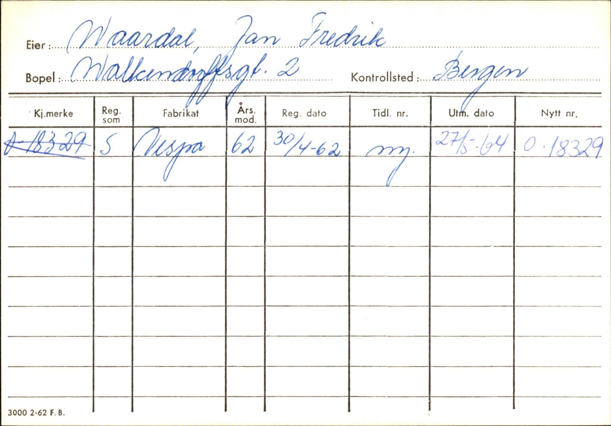 Statens vegvesen, Hordaland vegkontor, AV/SAB-A-5201/2/Hb/L0037: O-eierkort W-P, 1920-1971, p. 901