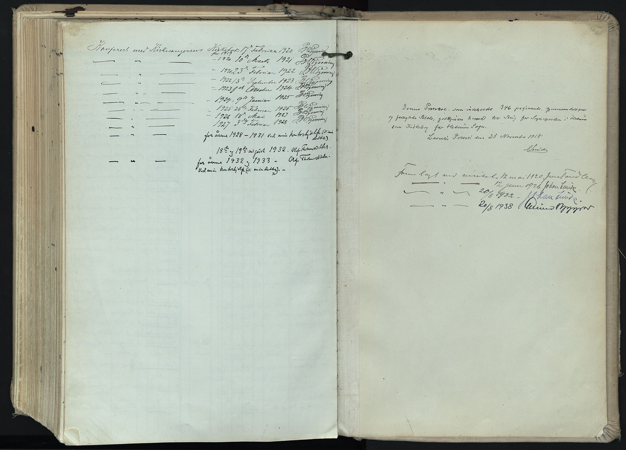 Hedrum kirkebøker, AV/SAKO-A-344/F/Fa/L0011: Parish register (official) no. I 11, 1919-1933