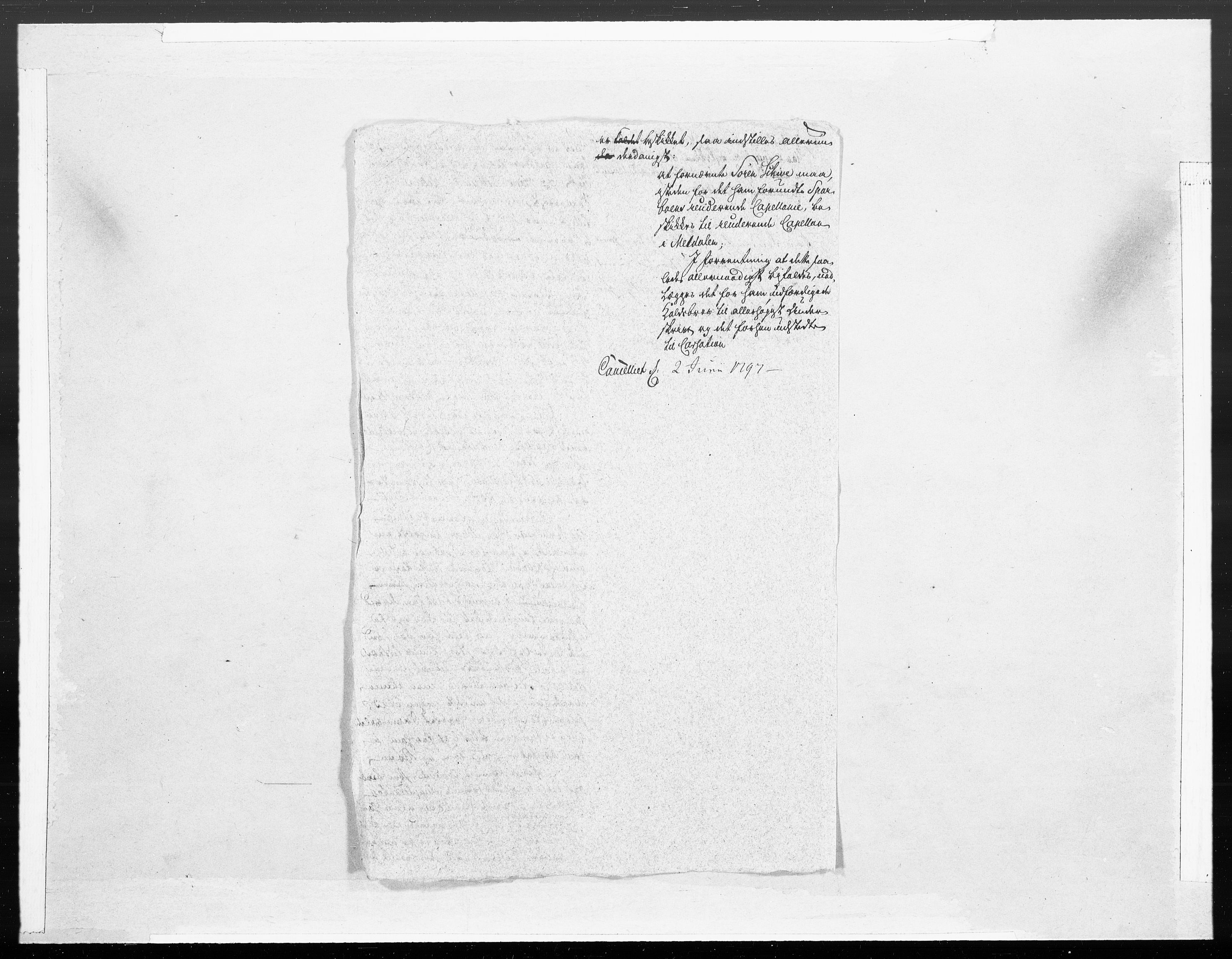 Danske Kanselli 1572-1799, RA/EA-3023/F/Fc/Fcc/Fcca/L0309: Norske innlegg 1572-1799, 1797, p. 366