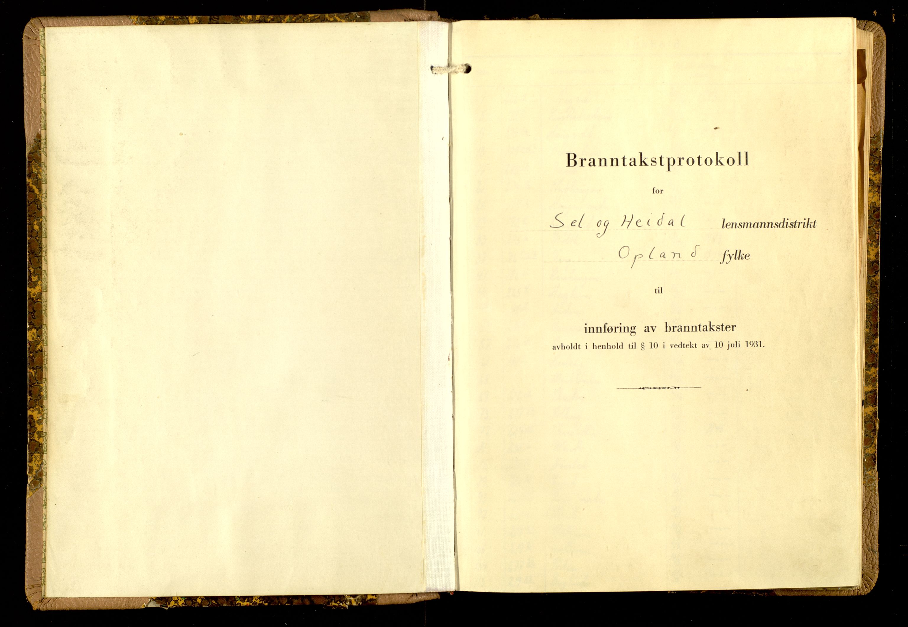 Norges Brannkasse, Sel og Heidal, AV/SAH-NBRANH-034/F/L0014: Branntakstprotokoll, 1943-1948