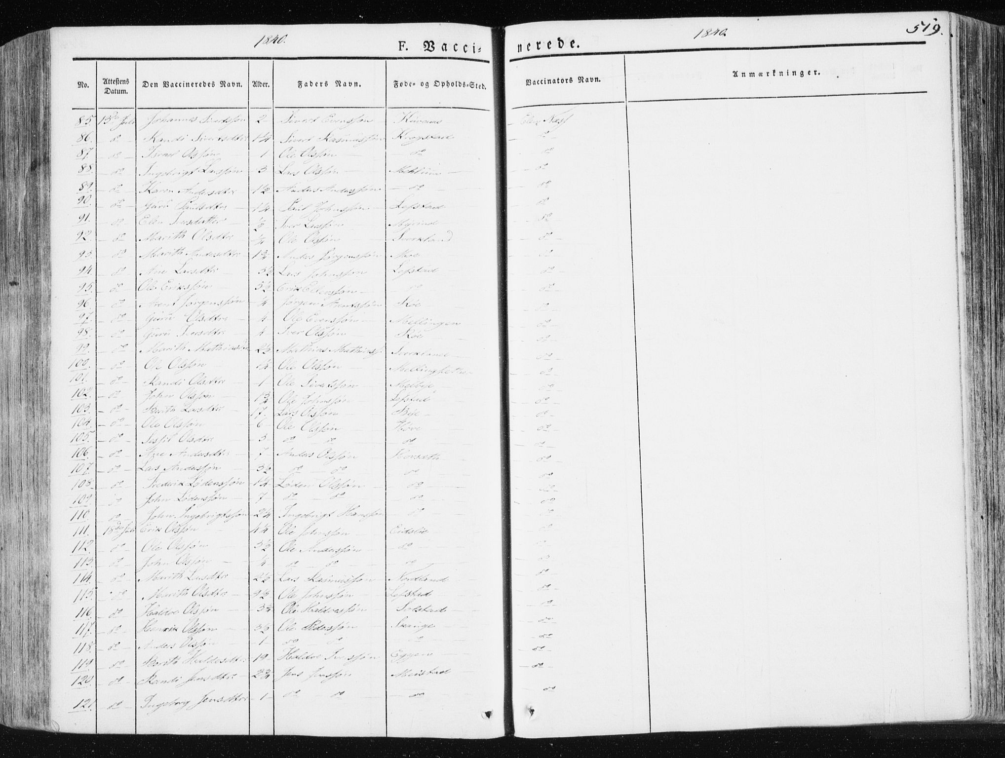 Ministerialprotokoller, klokkerbøker og fødselsregistre - Sør-Trøndelag, SAT/A-1456/665/L0771: Parish register (official) no. 665A06, 1830-1856, p. 519