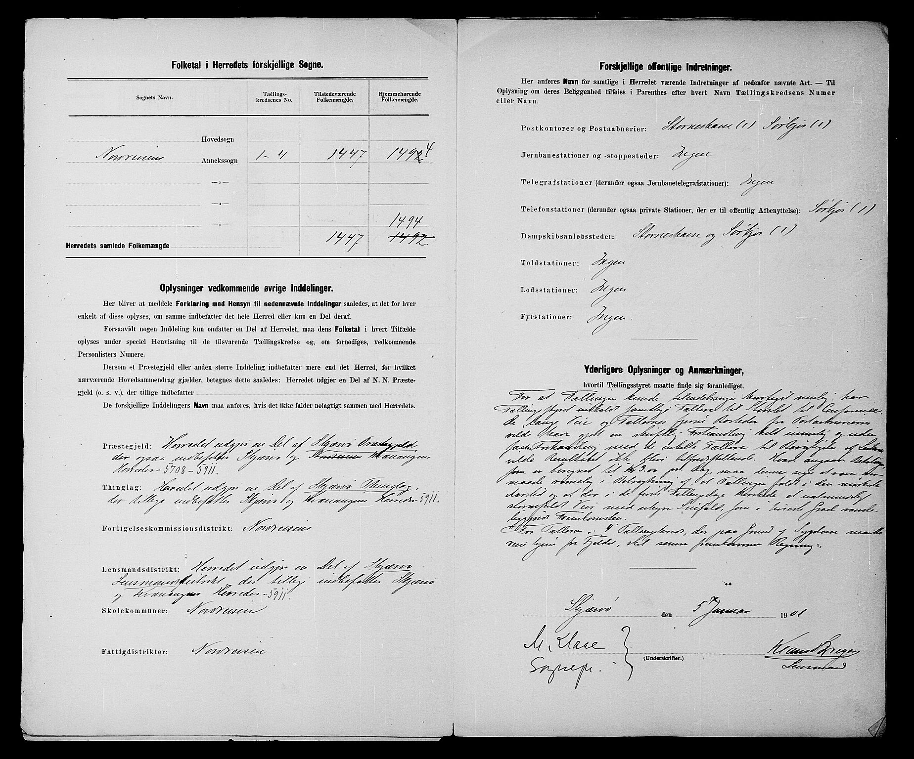 SATØ, 1900 census for Nordreisa, 1900, p. 4