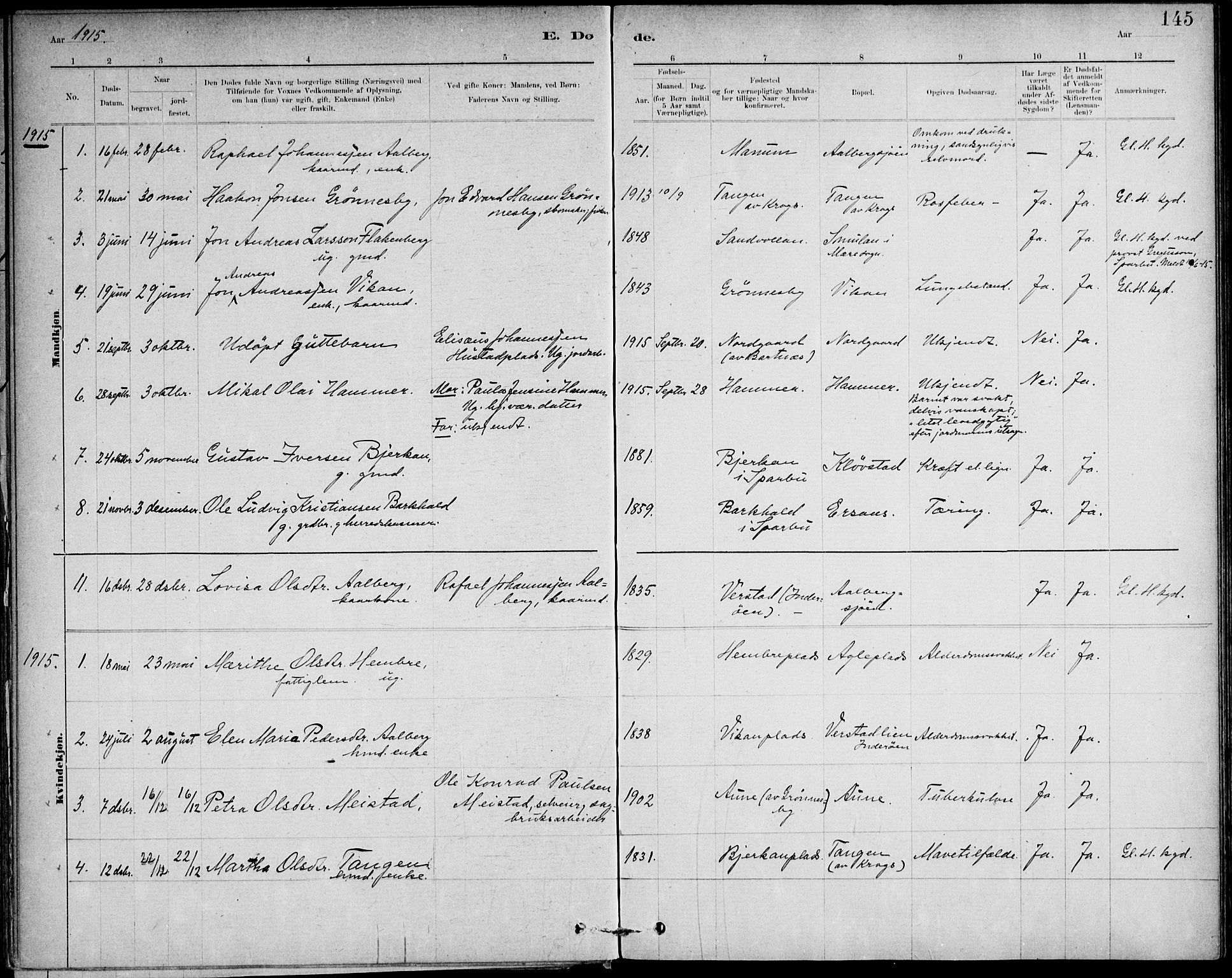 Ministerialprotokoller, klokkerbøker og fødselsregistre - Nord-Trøndelag, SAT/A-1458/732/L0316: Parish register (official) no. 732A01, 1879-1921, p. 145