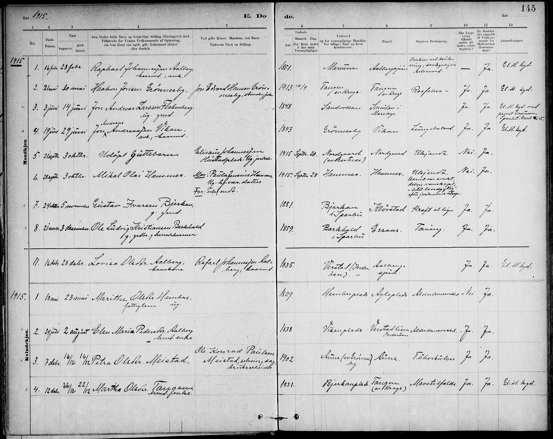 Ministerialprotokoller, klokkerbøker og fødselsregistre - Nord-Trøndelag, AV/SAT-A-1458/732/L0316: Parish register (official) no. 732A01, 1879-1921, p. 145