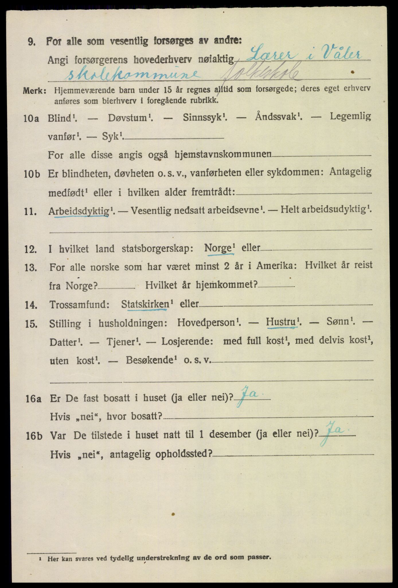 SAH, 1920 census for Våler (Hedmark), 1920, p. 5514