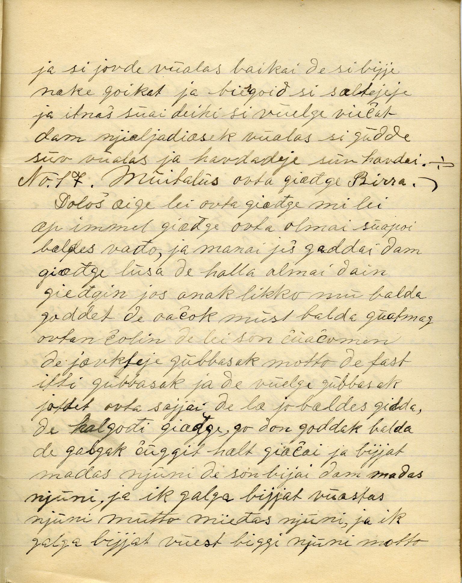 Johan Beronkas testamentariske gave, FMFB/A-1098/G/L0020: Notatbok om Nesseby–lappisk / Nesseby-dialekten (5 stykker), p. 106