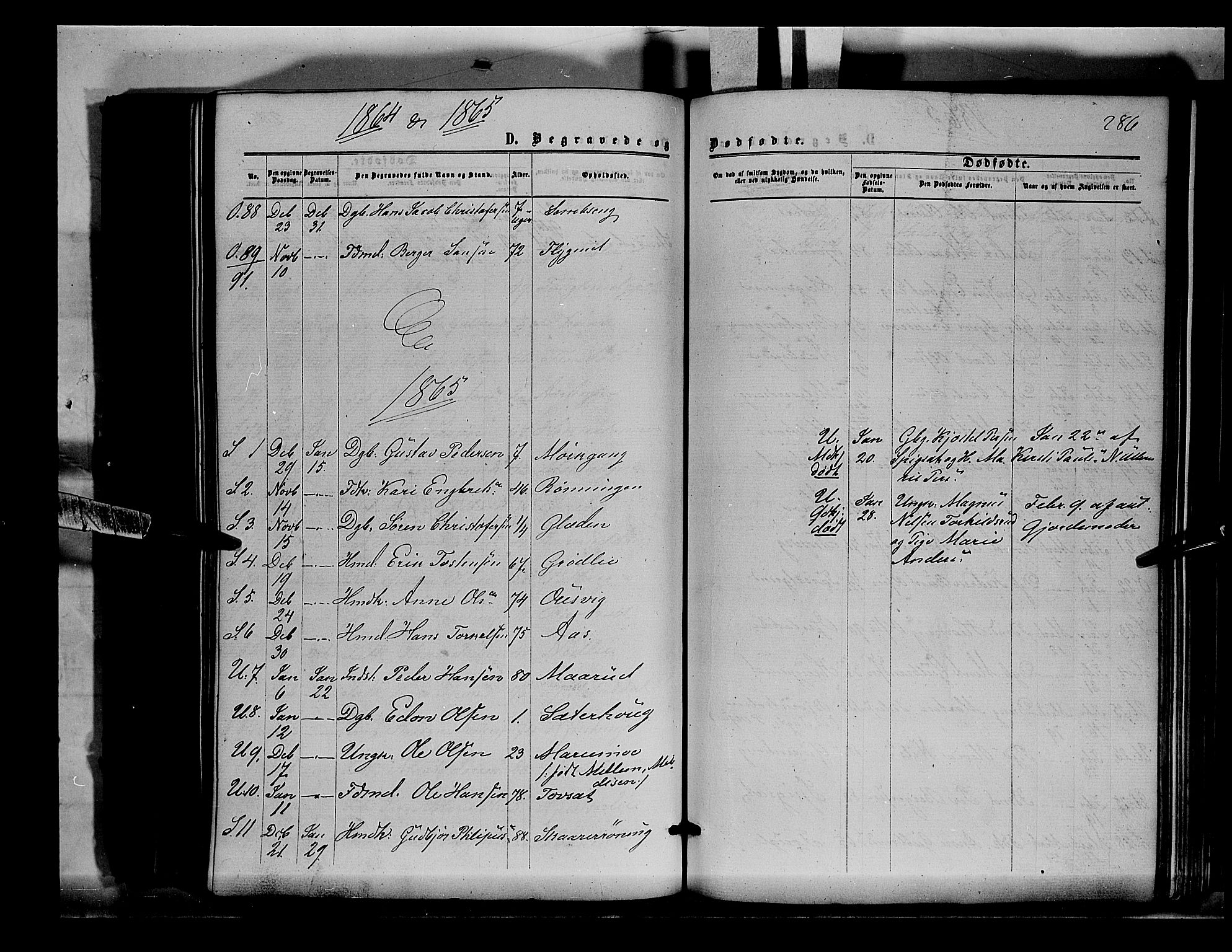 Sør-Odal prestekontor, AV/SAH-PREST-030/H/Ha/Haa/L0003: Parish register (official) no. 3, 1864-1870, p. 286