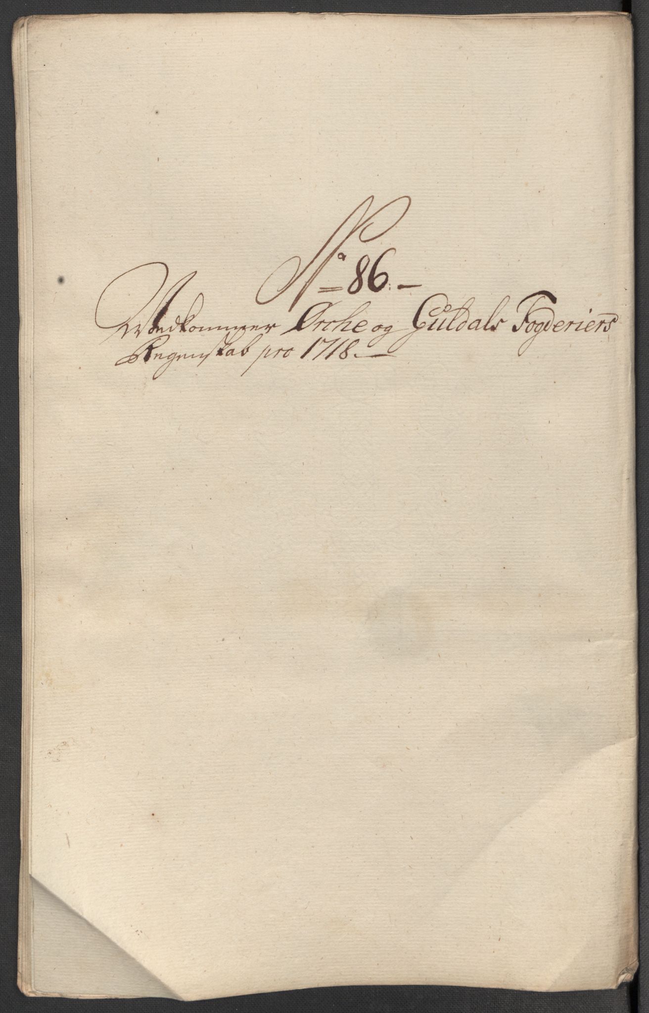 Rentekammeret inntil 1814, Reviderte regnskaper, Fogderegnskap, RA/EA-4092/R60/L3972: Fogderegnskap Orkdal og Gauldal, 1718, p. 224