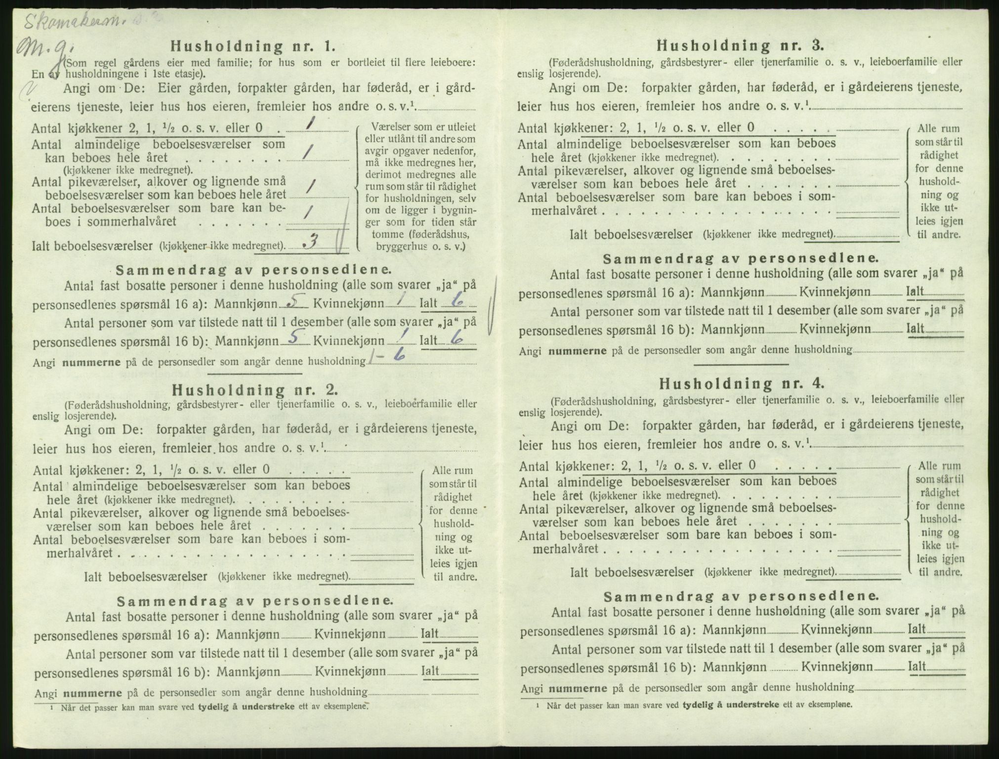 SAT, 1920 census for Eresfjord og Vistdal, 1920, p. 282