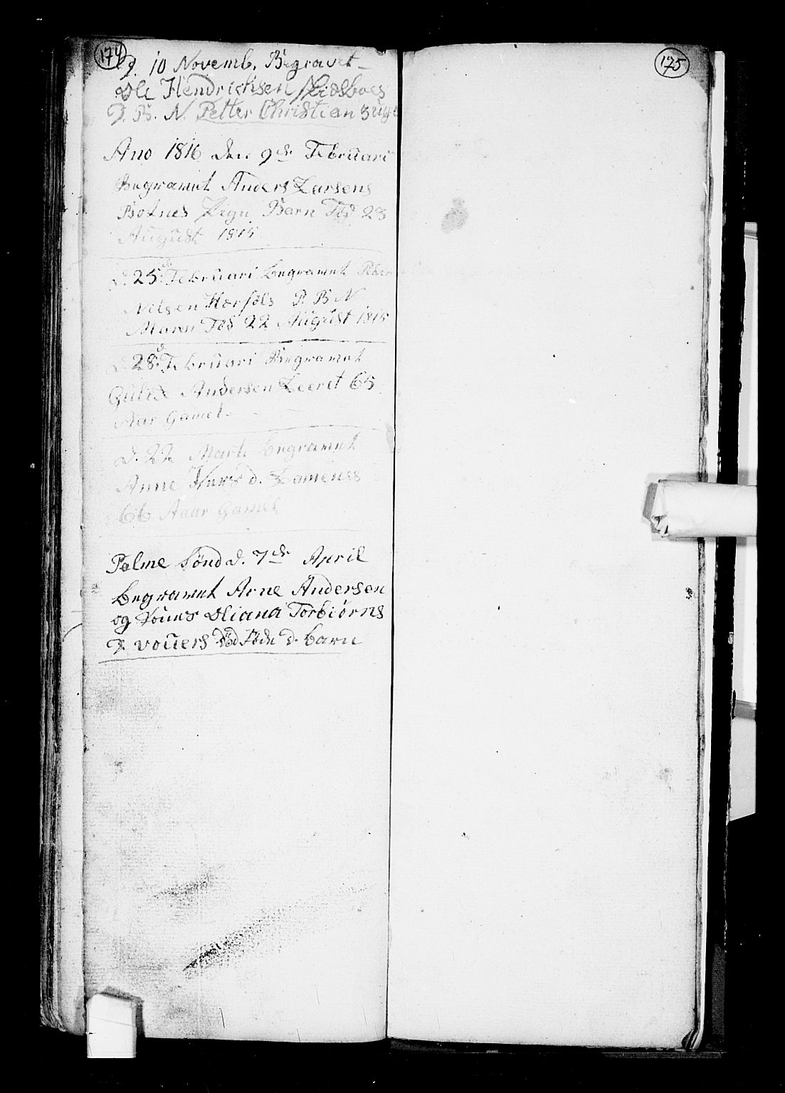 Hvaler prestekontor Kirkebøker, AV/SAO-A-2001/F/Fa/L0002: Parish register (official) no. I 2, 1749-1816, p. 174-175