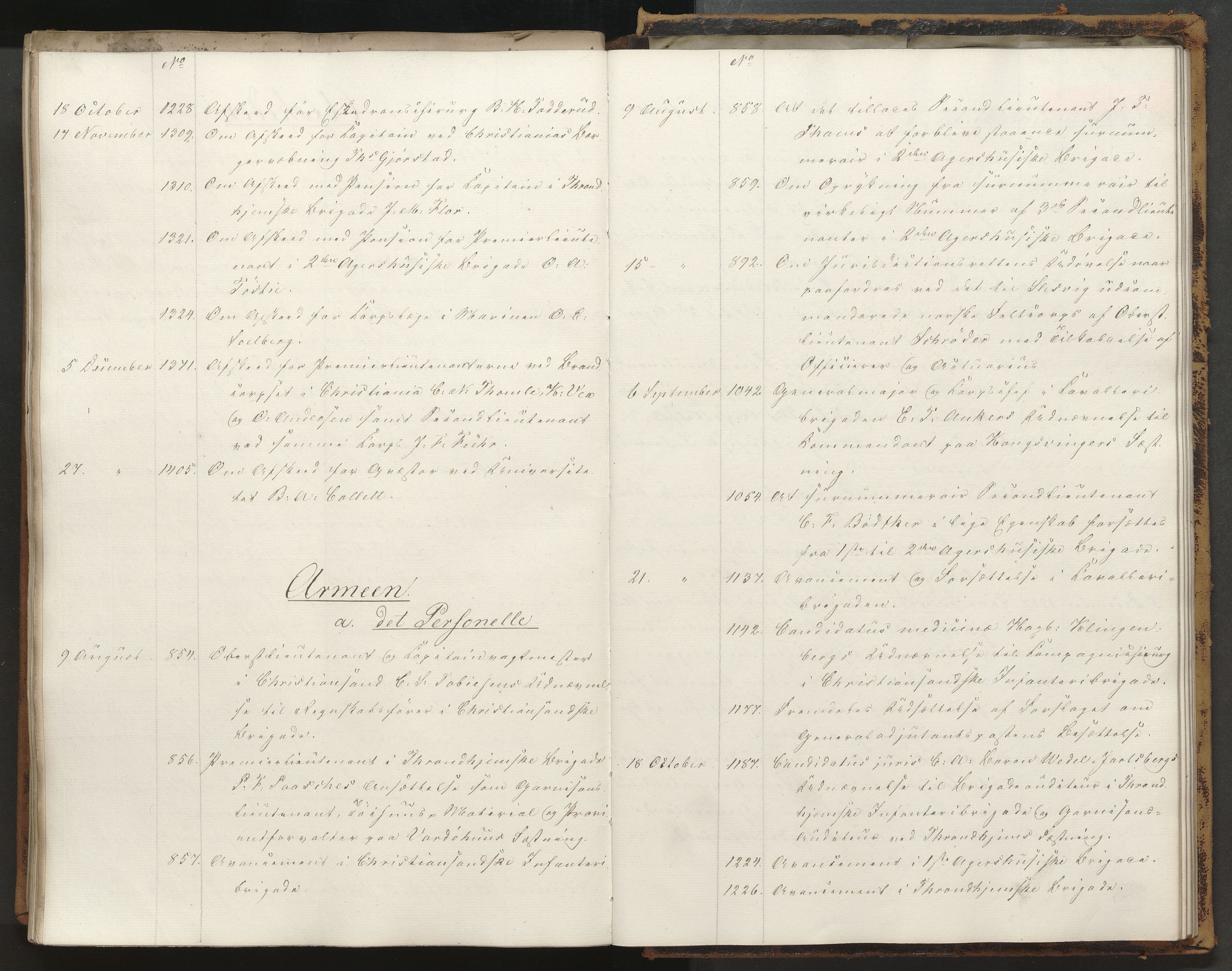 Statsrådssekretariatet, AV/RA-S-1001/A/Ab/L0070: Kgl. res. nr. 726-1428, 2. halvår, 1849