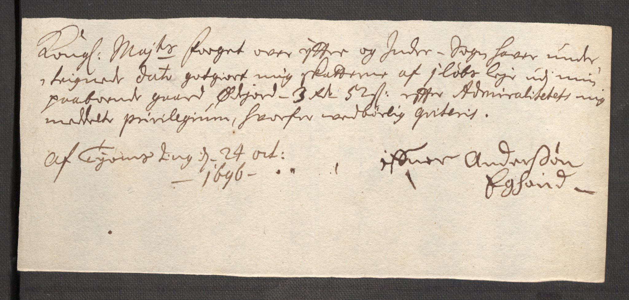 Rentekammeret inntil 1814, Reviderte regnskaper, Fogderegnskap, AV/RA-EA-4092/R52/L3309: Fogderegnskap Sogn, 1696-1697, p. 209