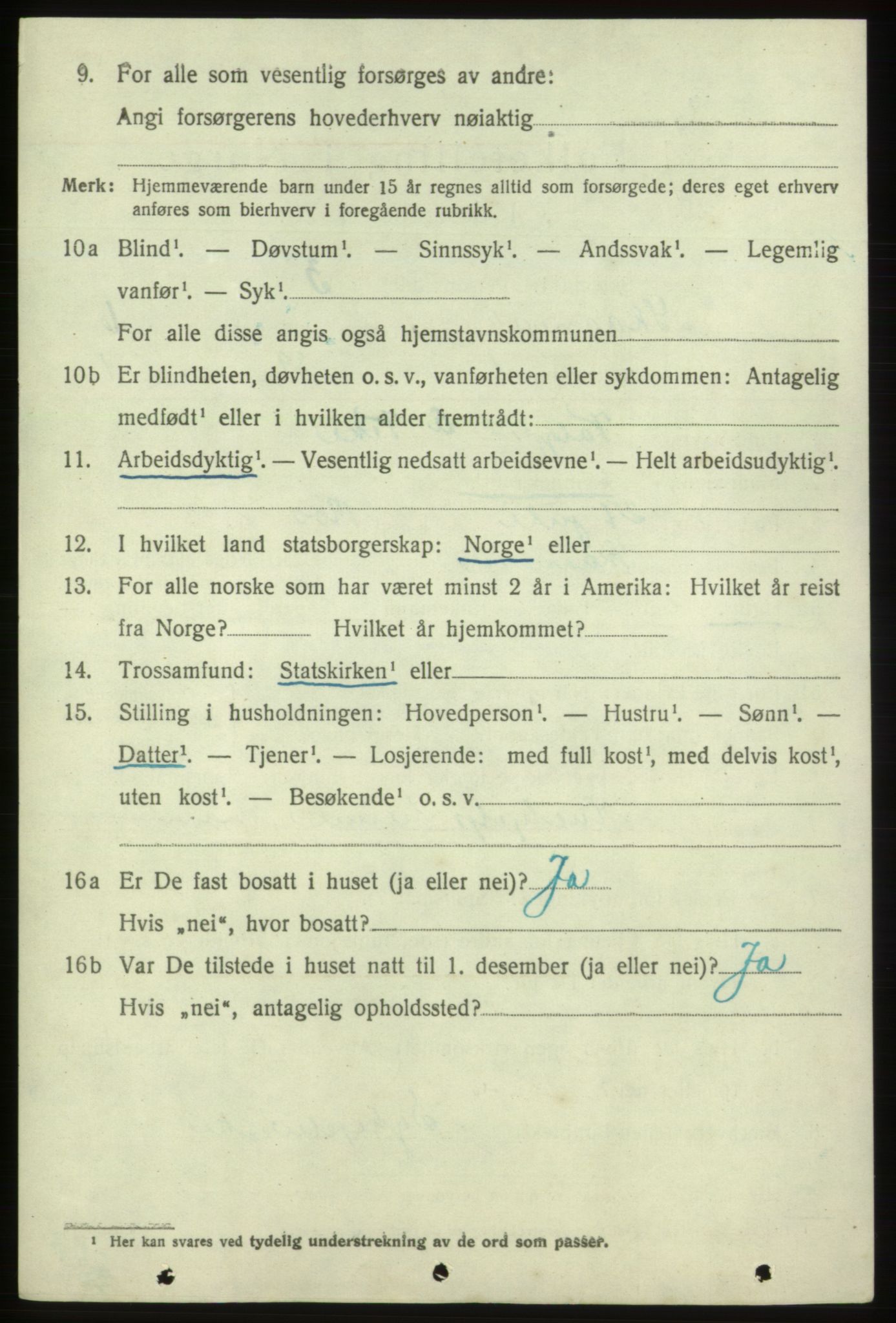 SAB, 1920 census for Skånevik, 1920, p. 4068