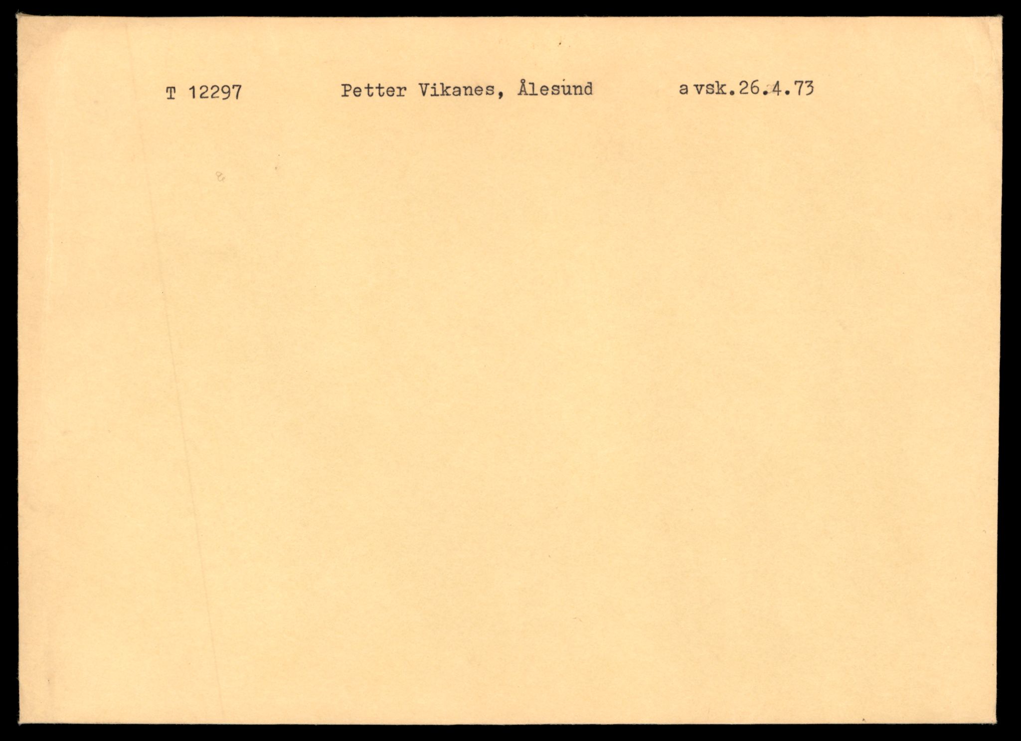Møre og Romsdal vegkontor - Ålesund trafikkstasjon, AV/SAT-A-4099/F/Fe/L0033: Registreringskort for kjøretøy T 12151 - T 12474, 1927-1998, p. 2809