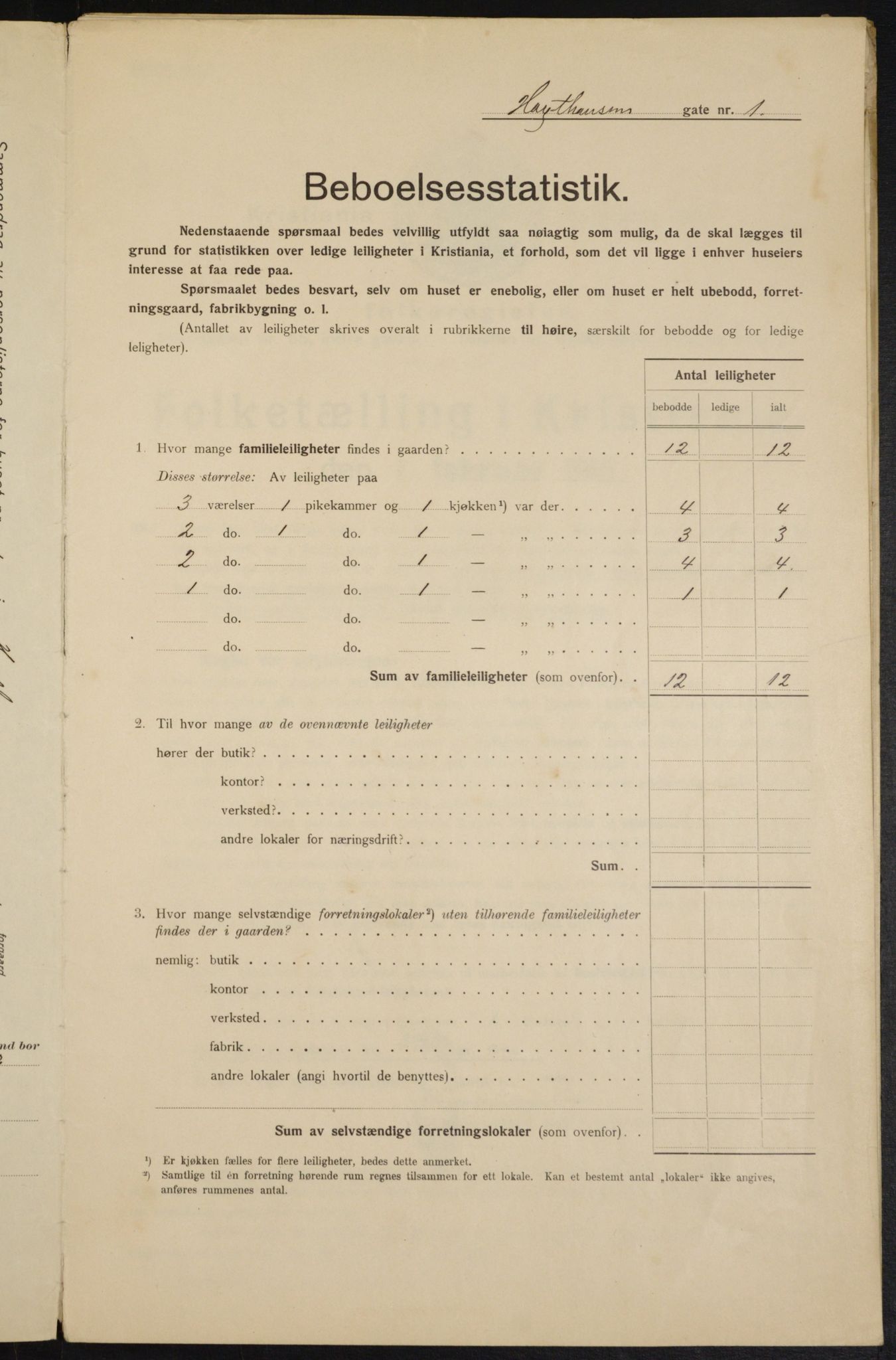 OBA, Municipal Census 1915 for Kristiania, 1915, p. 35102