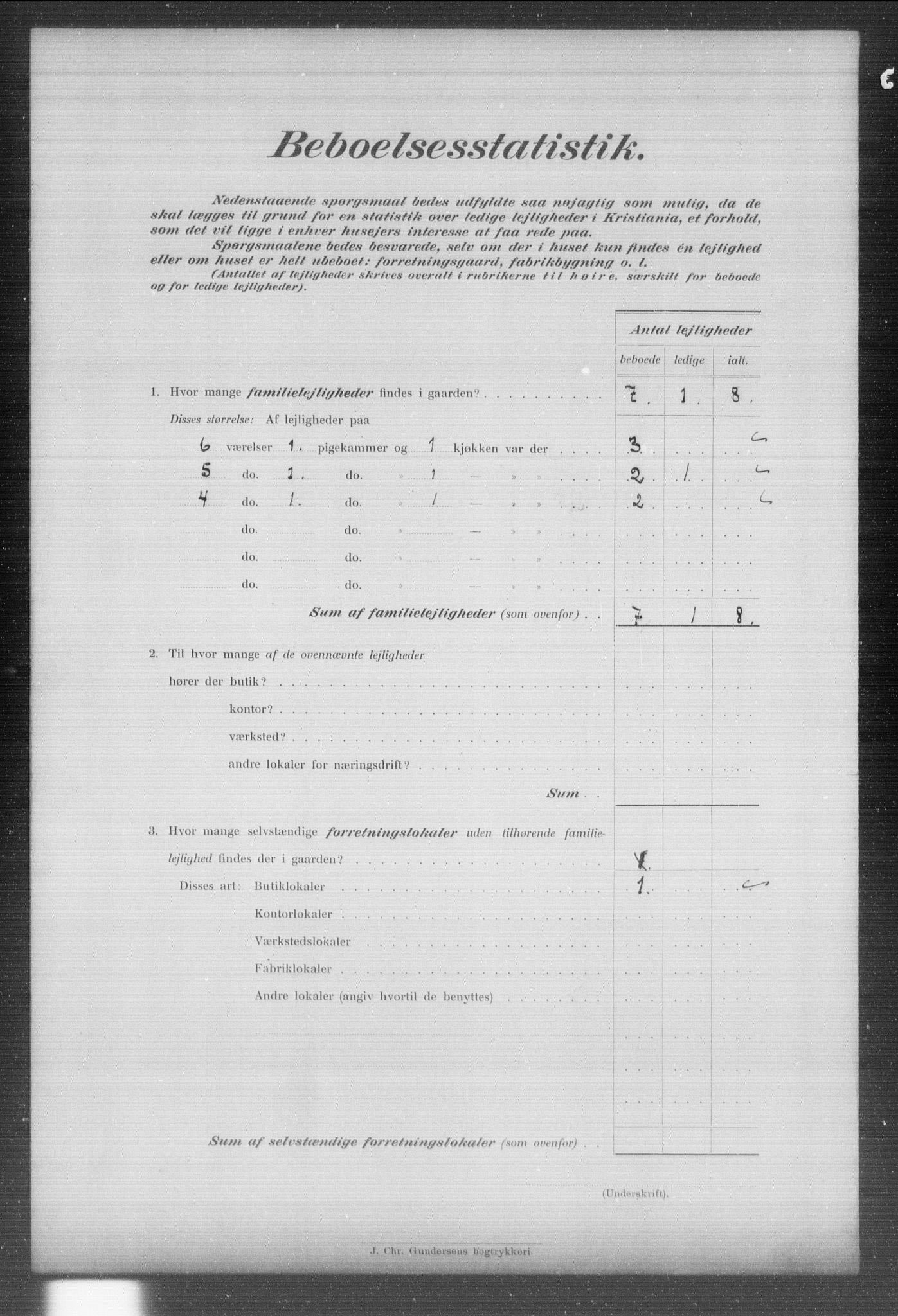 OBA, Municipal Census 1903 for Kristiania, 1903, p. 15056